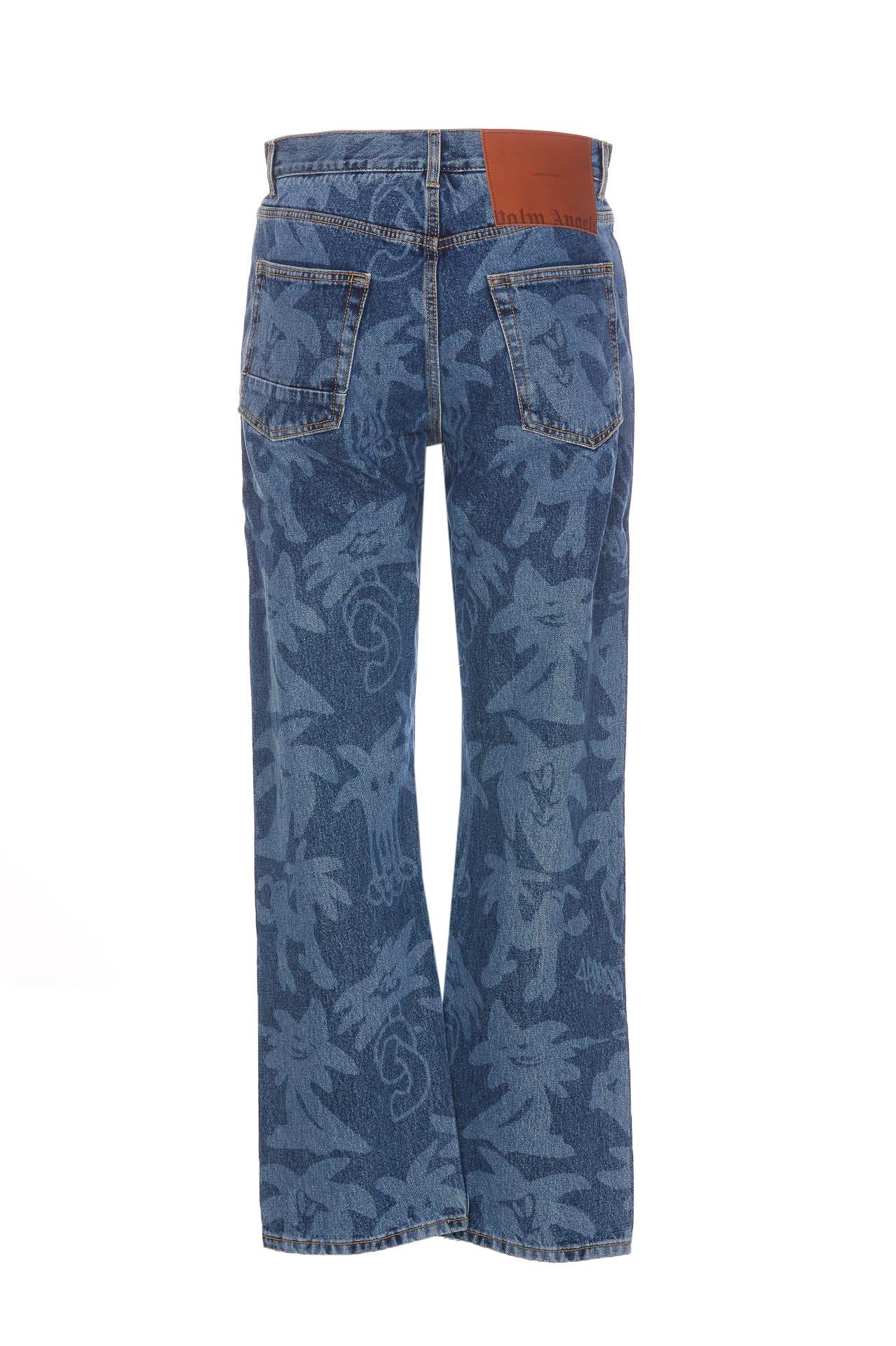 Palm Angels Jeans in Blue for Men | Lyst