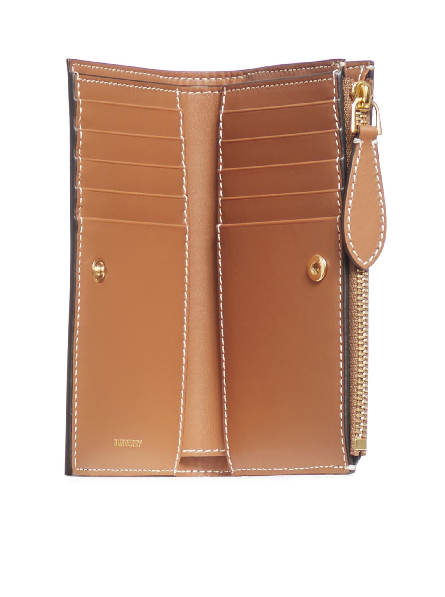 LS MN ZIP Around wallet - Burberry - Leather - Brown