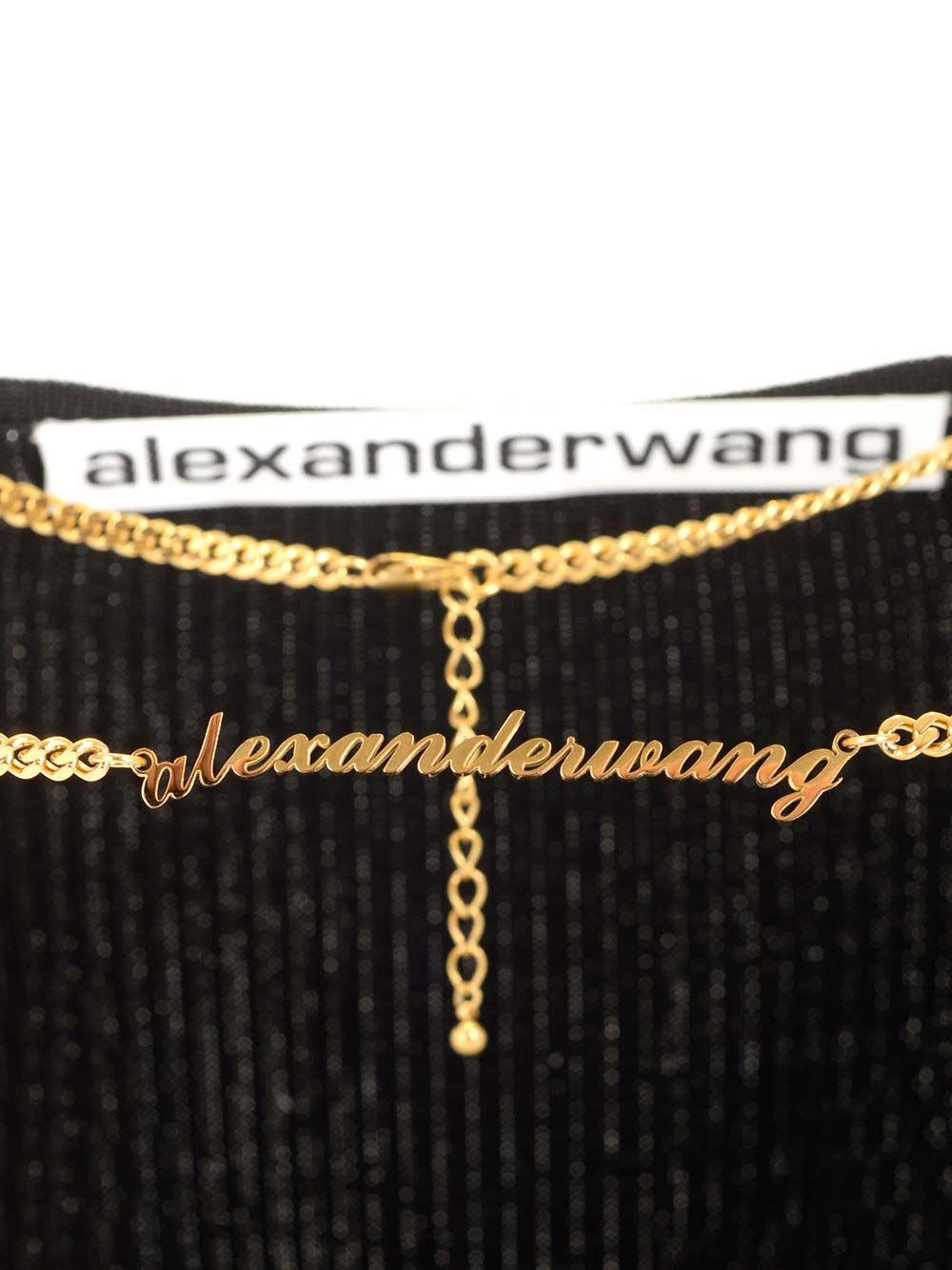 【関税&送料込】Alexander Wang Name Necklace Long Dress Alexander Wang Name Necklace Long Dress Dresses in Black | Lyst