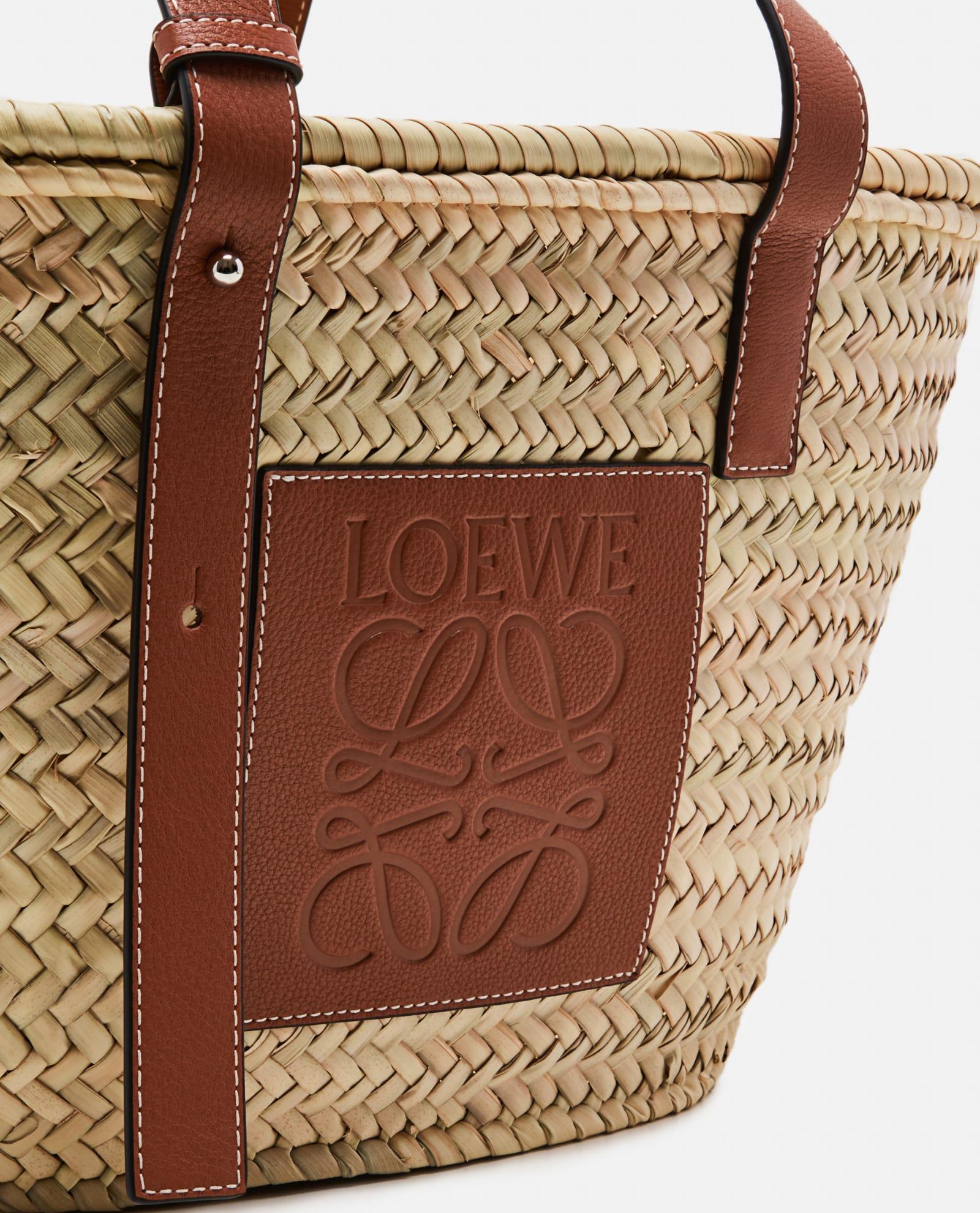 Loewe Palm Leaf Basket Bag in Brown Lyst