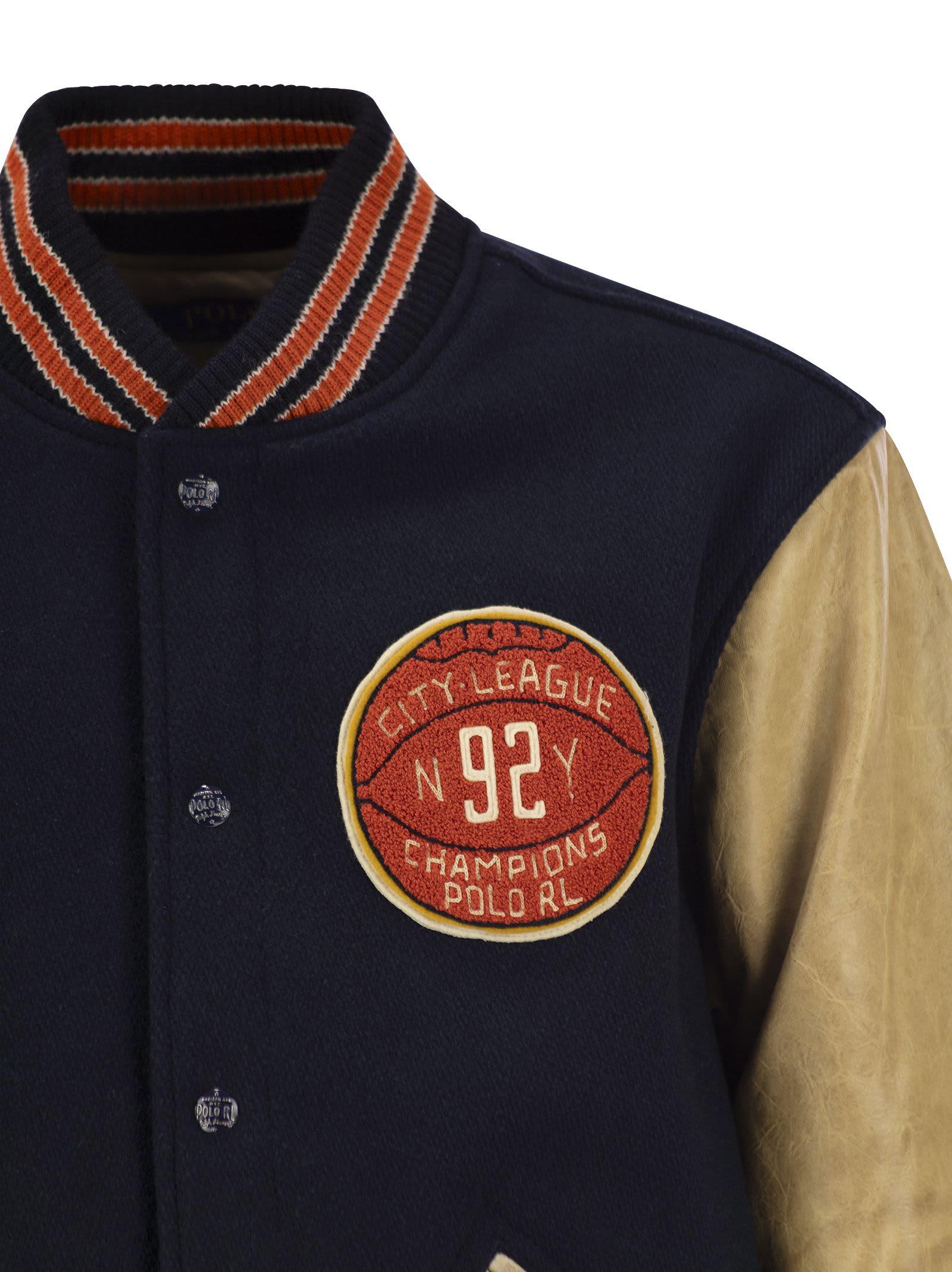 Polo Ralph Lauren College-Style Jacket in Blue for Men | Lyst