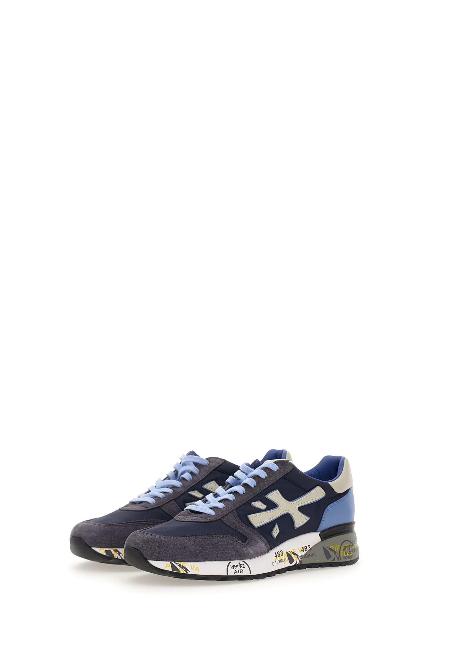 Premiata Mick 1280e Sneakers Suede Leather in Blue for Men | Lyst