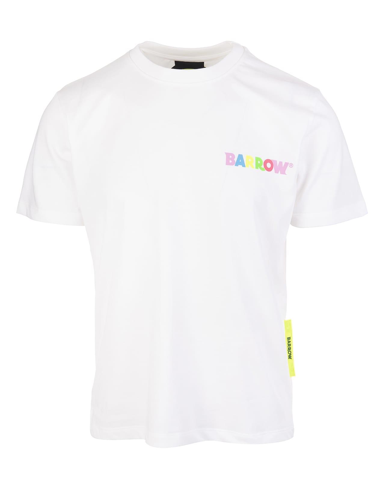 Rainbow Printed T-Shirt - Luxury White