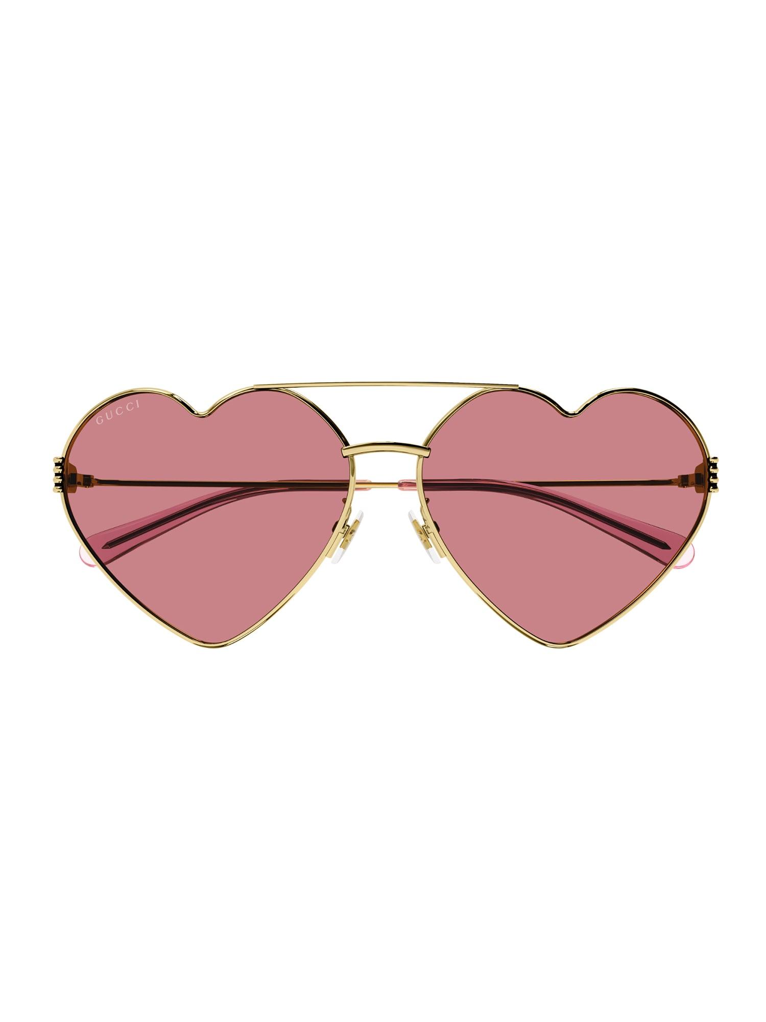 gucci heart shades