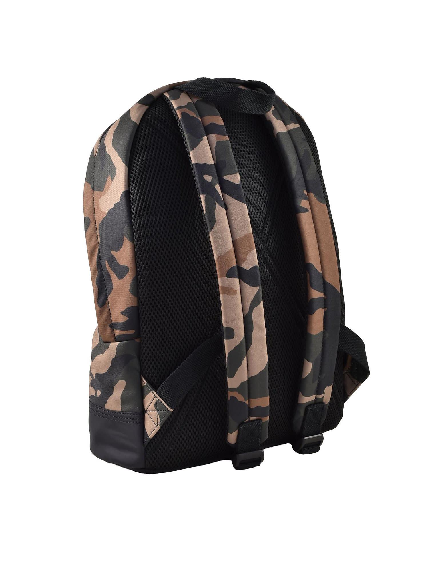 Mens Backpacks DIESEL Backpacks for Men DIESEL Synthetic Rucksack in Military Green Black 