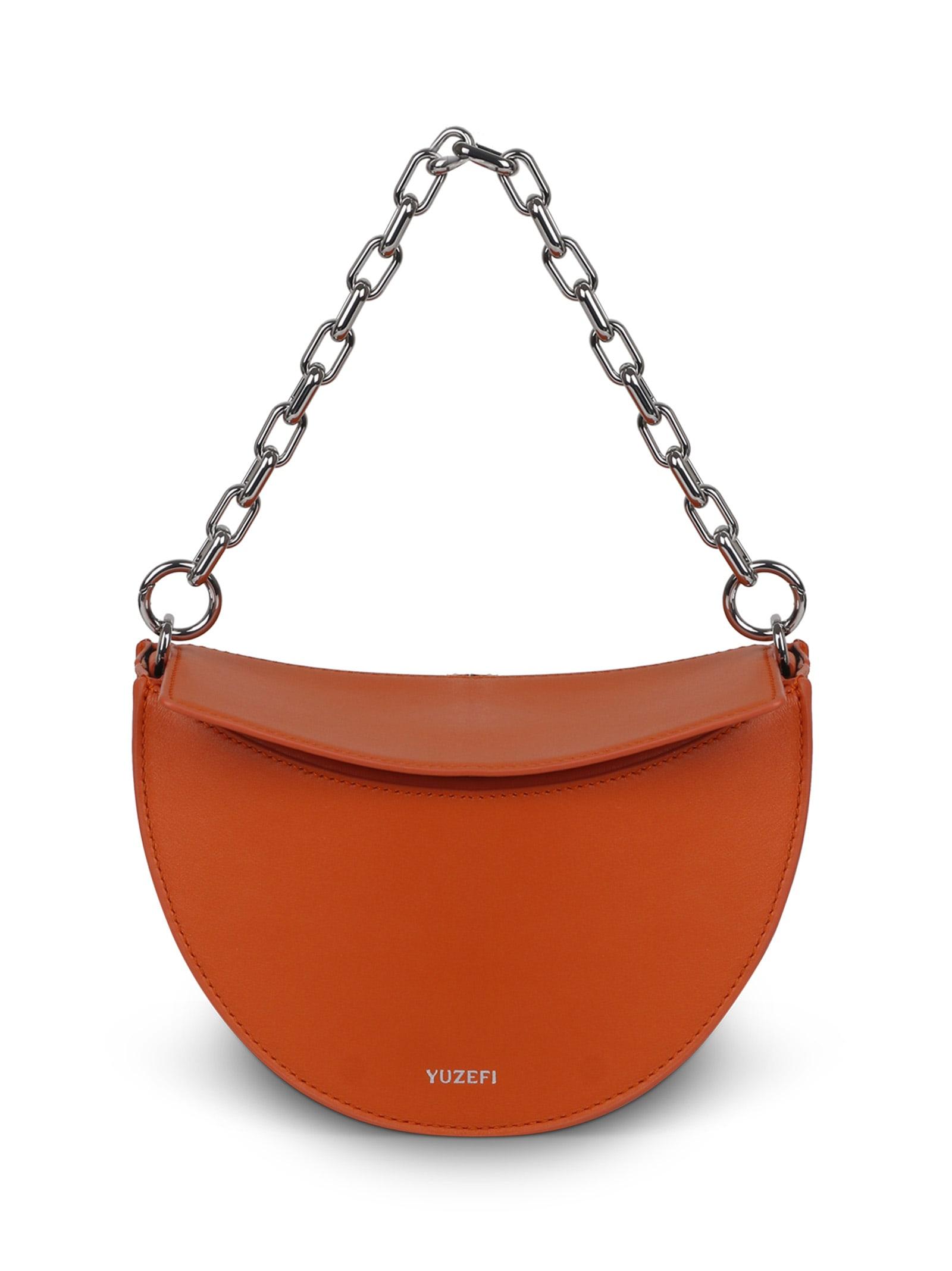 Yuzefi Doris Leather Tote Bag in Brown Lyst
