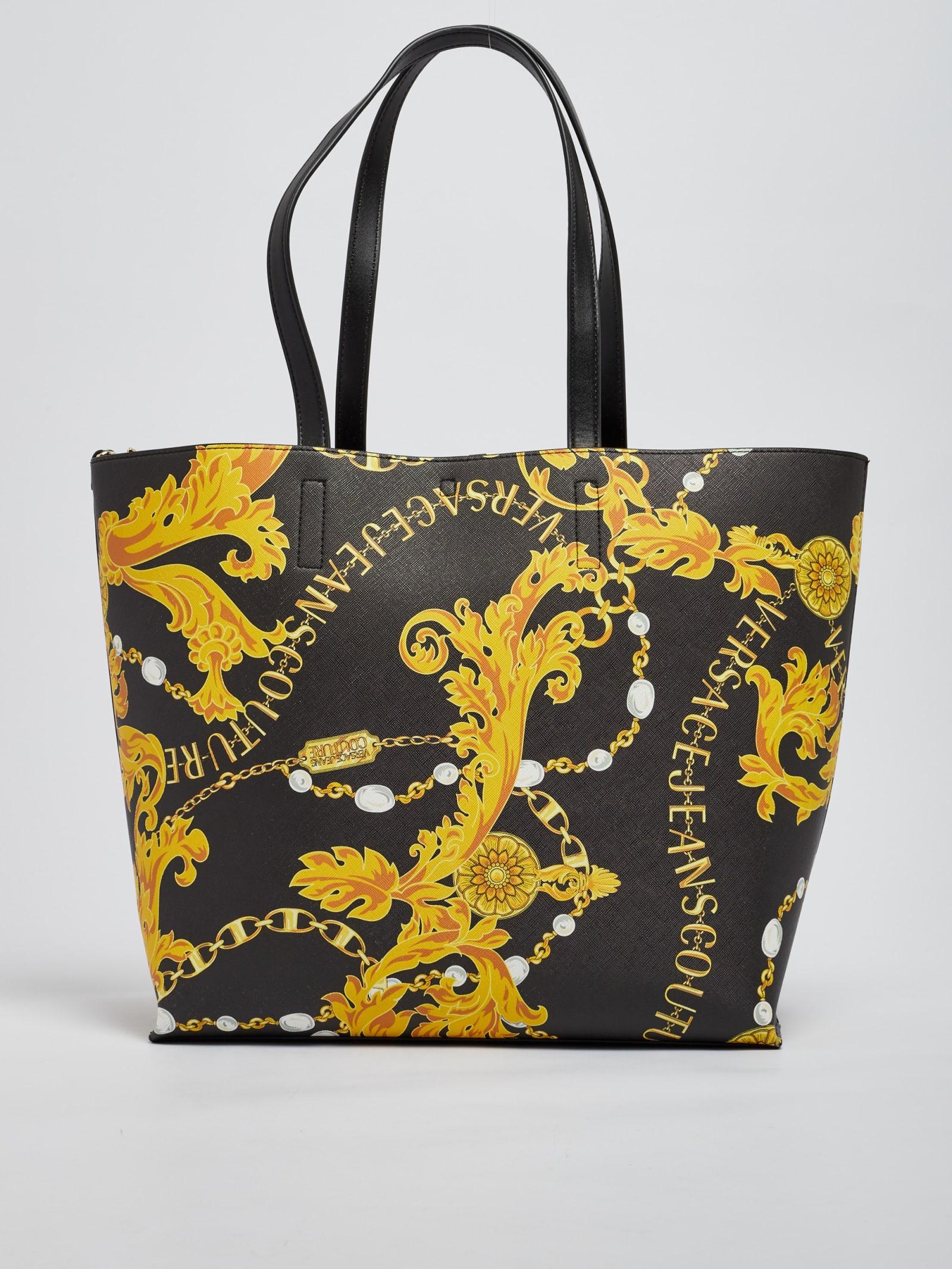 Versace Jeans Couture Reversible Shopper Shopping Bag Lyst