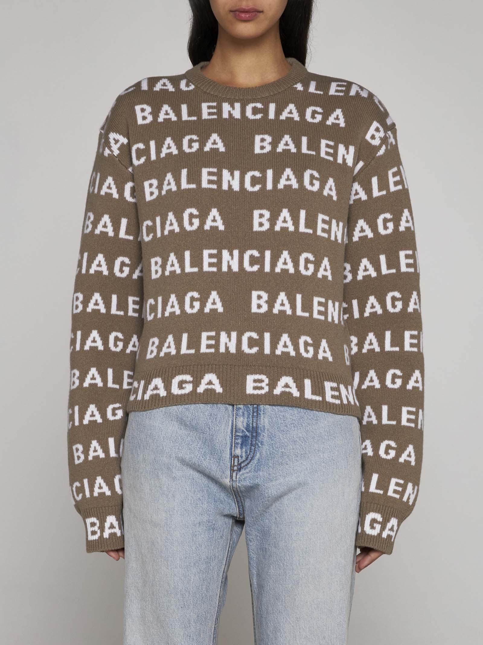 Balenciaga shop sweater white