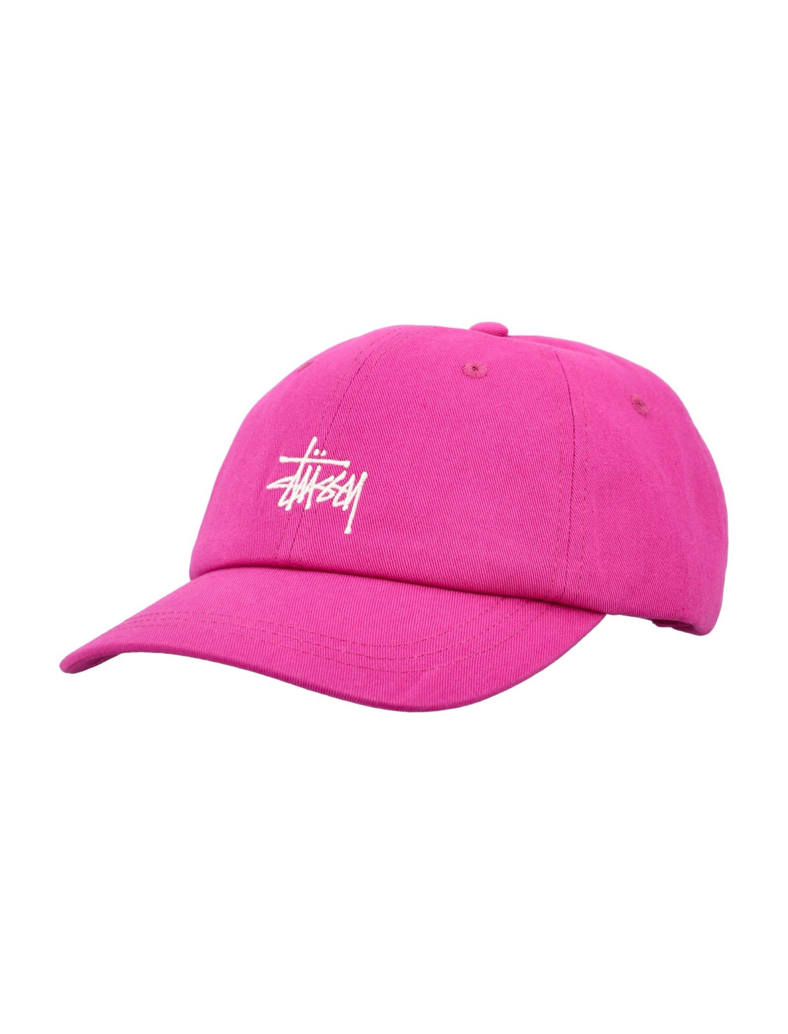 Stussy Basic Stock Low Pro Cap in Pink for Men | Lyst