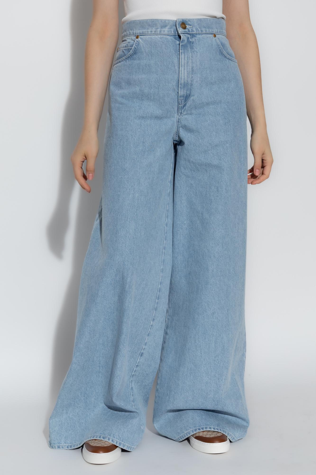 デニム・ジーパン Max Mara Affari Wide Leg Jeans Wide-leg denim jeans, navy | Weekend Max Mara