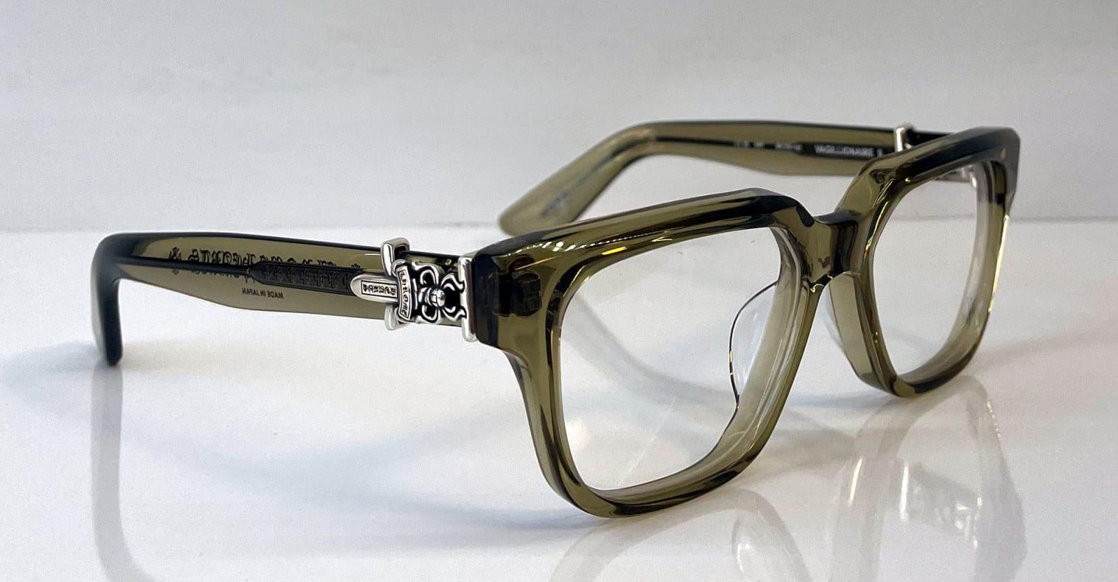 Chrome Hearts Vagillionaire Ii - Olive Rx Glasses in Black for Men 