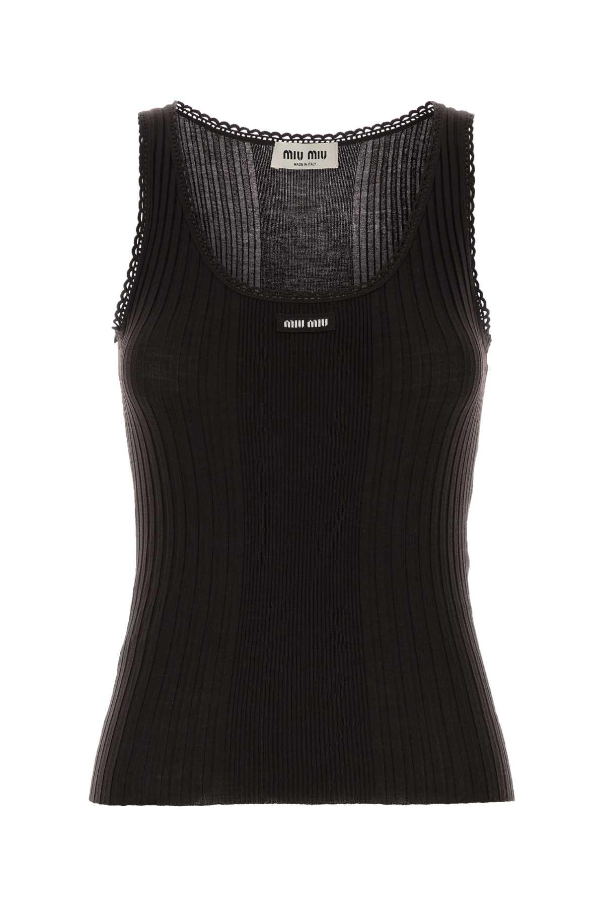 Miu Miu Sleeveless and tank tops for Women | Online Sale up to 35
