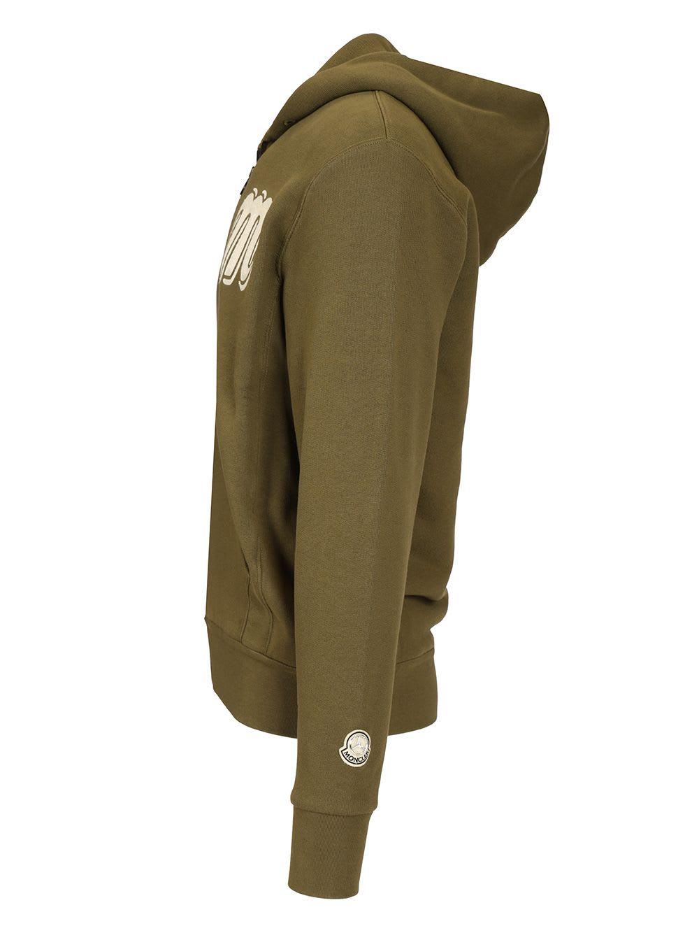 スウェット・トレーナー MONCLER GENIUS x Mercedes-Benz byNigo hoodie Green Moncler Genius Moncler X Mercedes-Benz By Nigo Hoodie