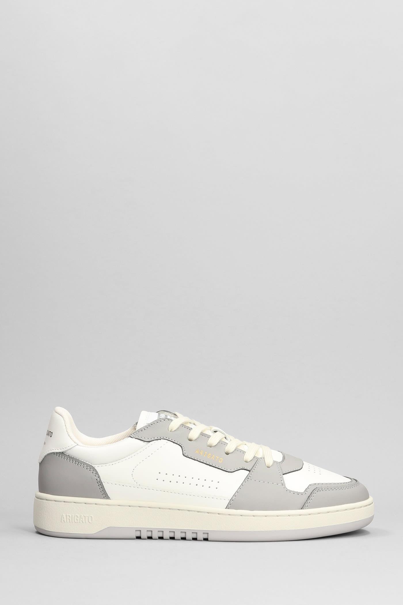 Axel Arigato Dice Lo Sneakers In Grey Leather in White for Men | Lyst