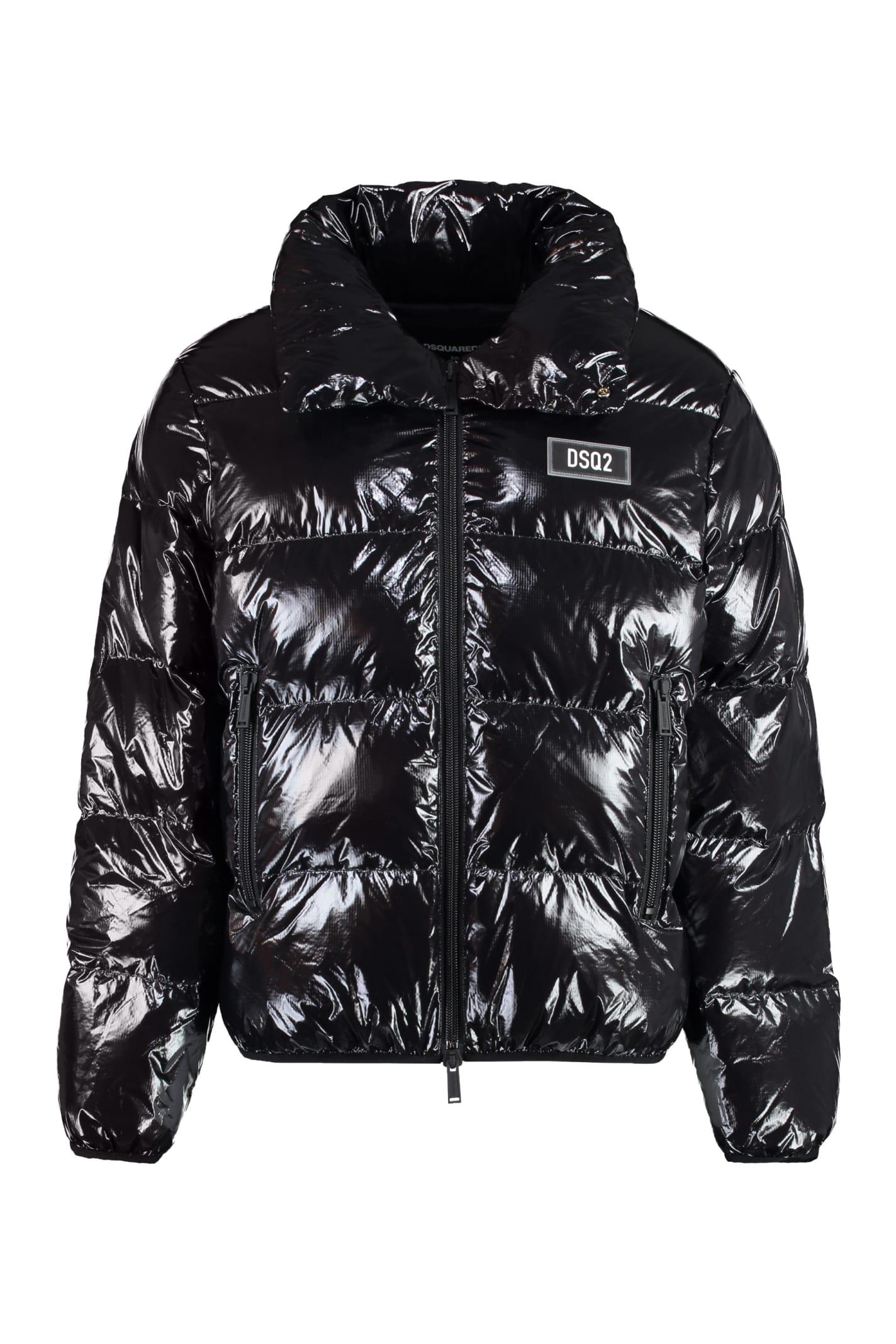 Glossy Nylon Down Jacket