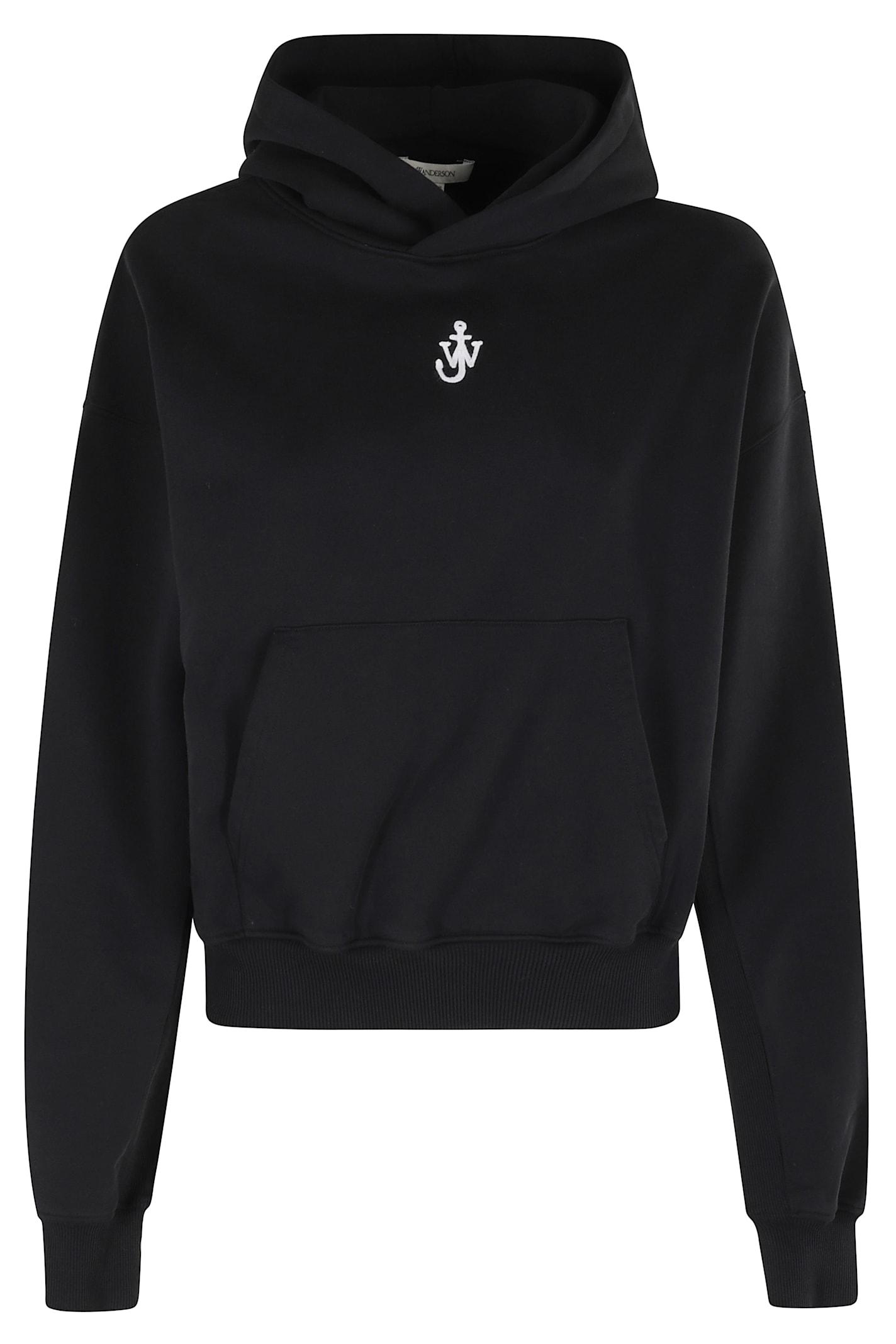トップス JW ANDERSON cotton cropped logo hoodie JW Anderson - x Run Hany printed cotton hoodie JW Anderson