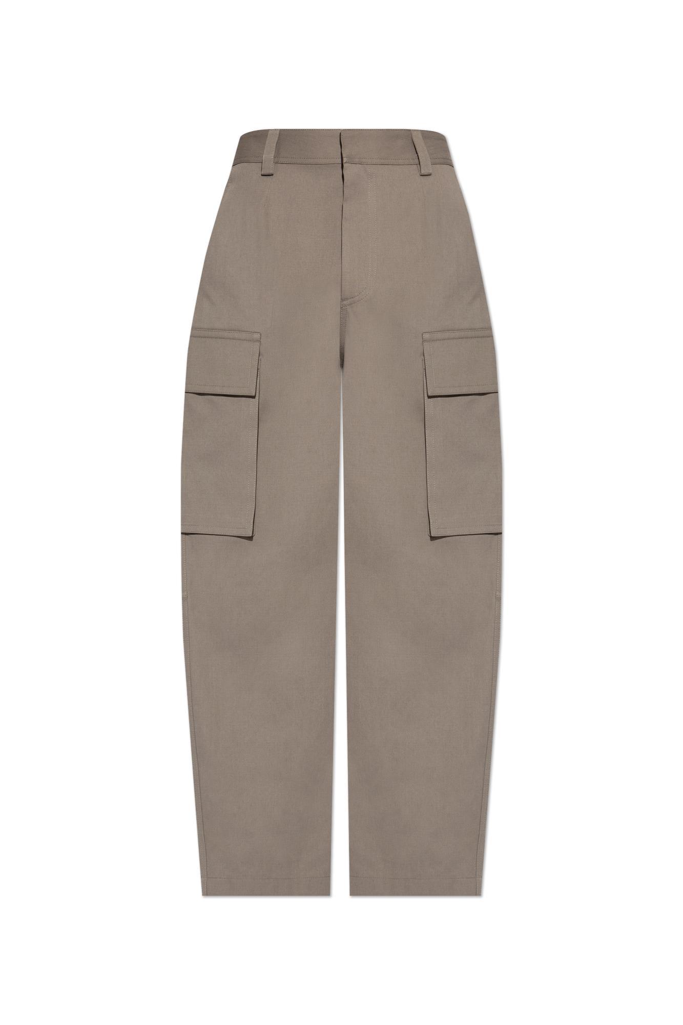 パンツ BOTTEGA VENETA Beige cotton blend cargo pant BOTTEGA VENETA Wide-Leg Cotton-Twill Cargo Trousers for Men