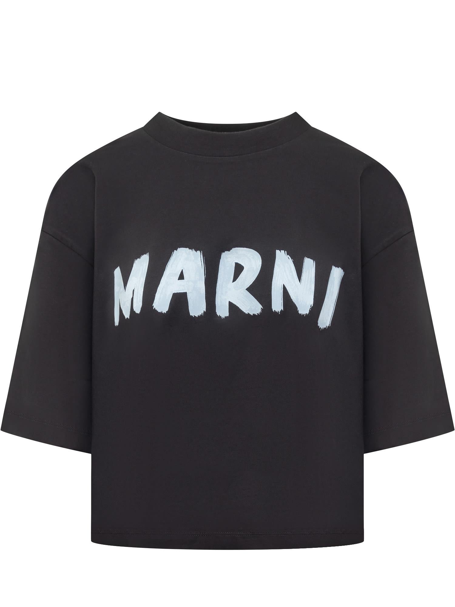 Tシャツ・カットソー MARNI Woman T-Shirt Black THJE0294P1USCS11 L2N99 レディース】T-SHIRT | MARNI(マルニ) / トップス カットソー