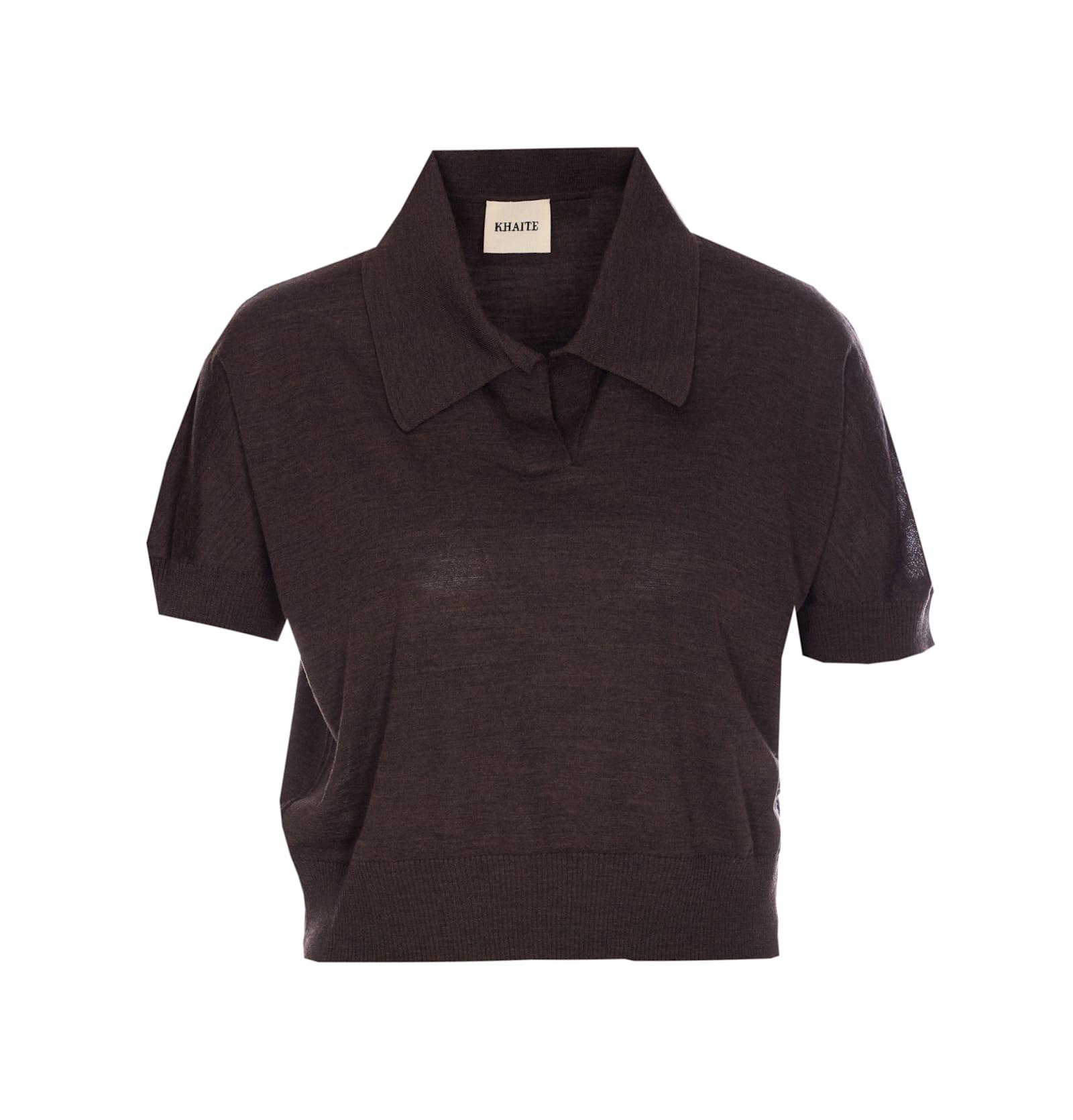KHAITE Morgane Top in Black | Lyst