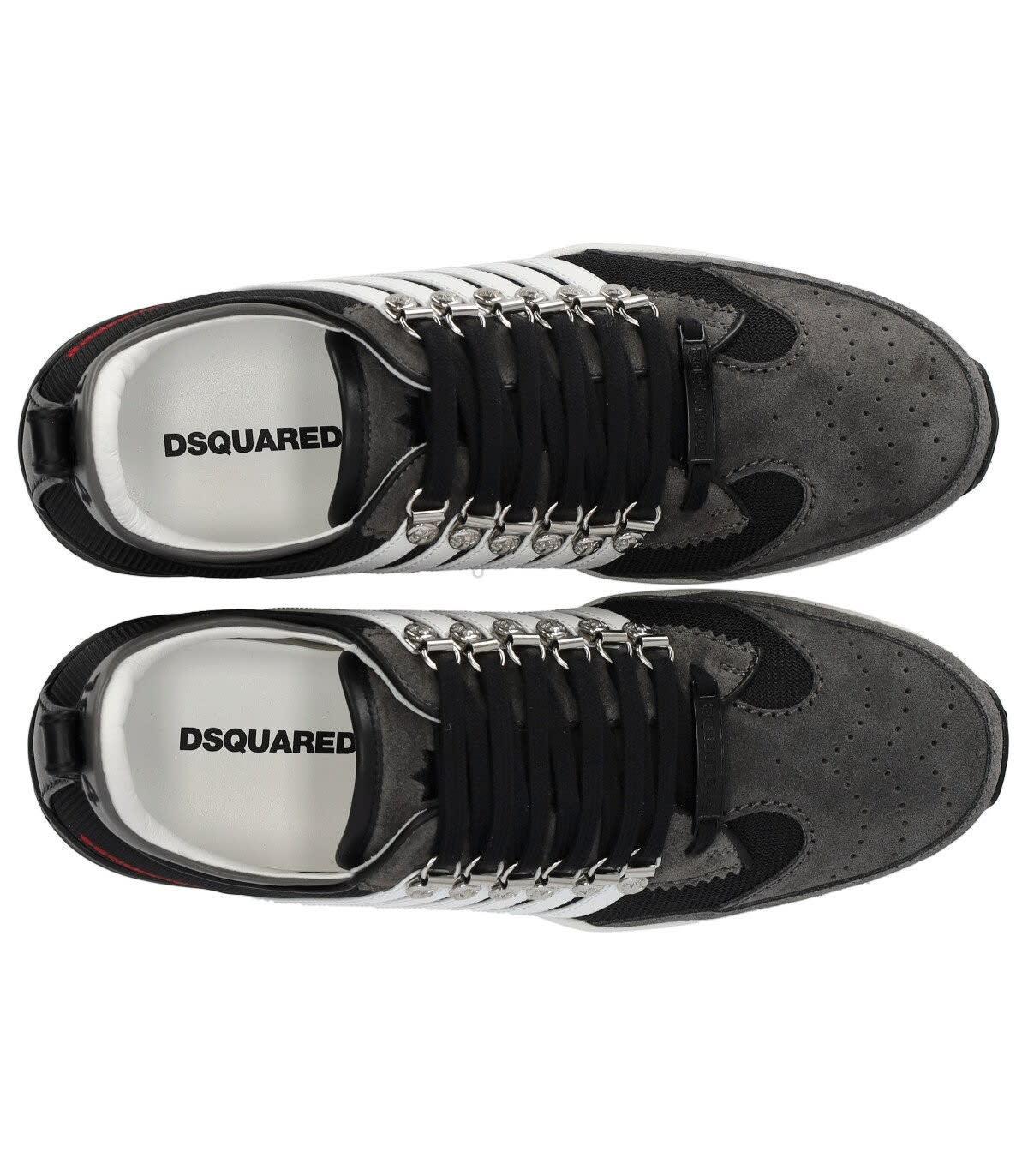 DSquared² Legendary Black Grey Sneaker for Men | Lyst