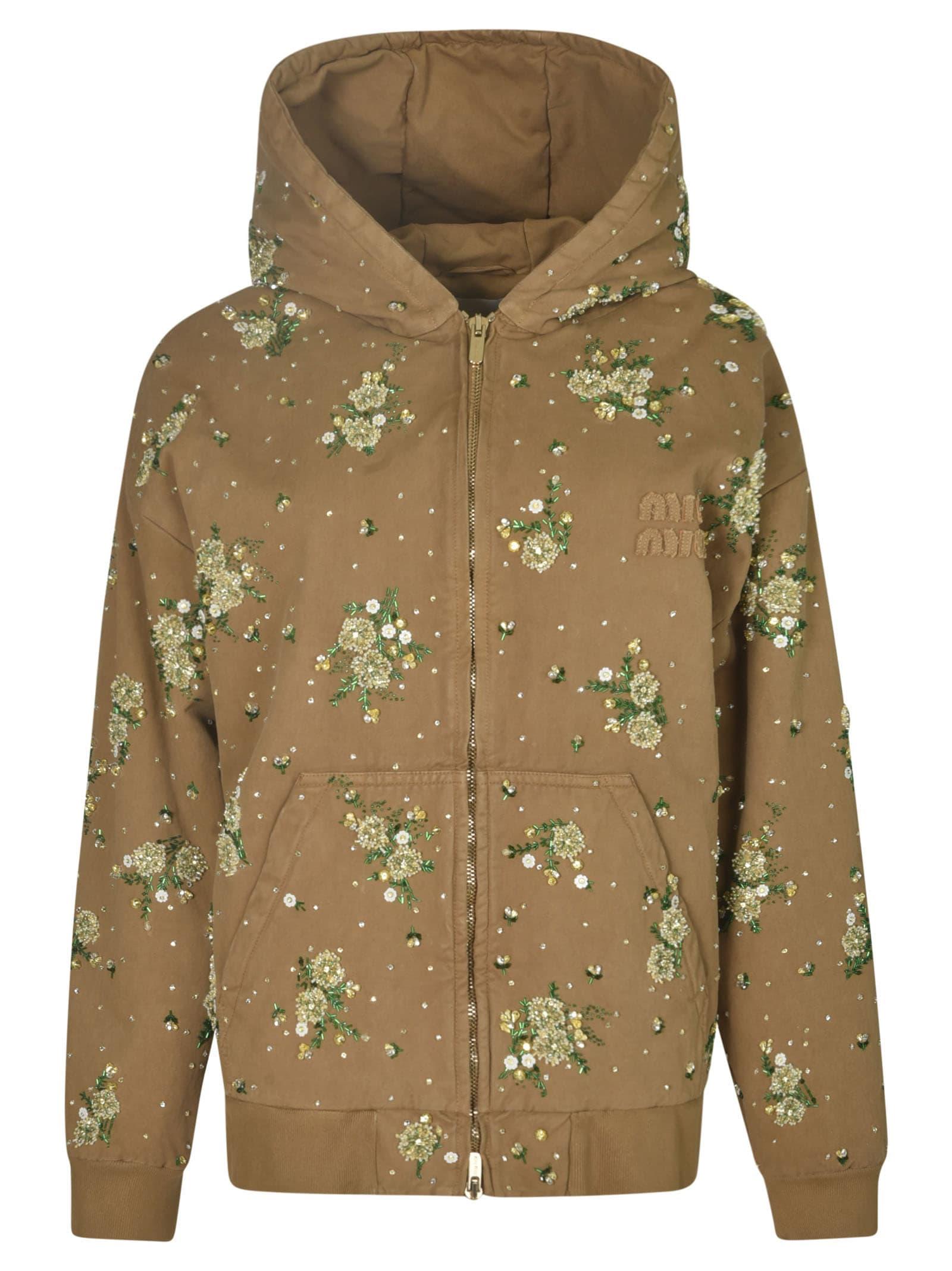 ルームウェア・パジャマ ALLISON BROWN FLOWER GARDEN ZIPUP HOODIE Flower Garden Zip-Up Hoodie – ALLISON BROWN