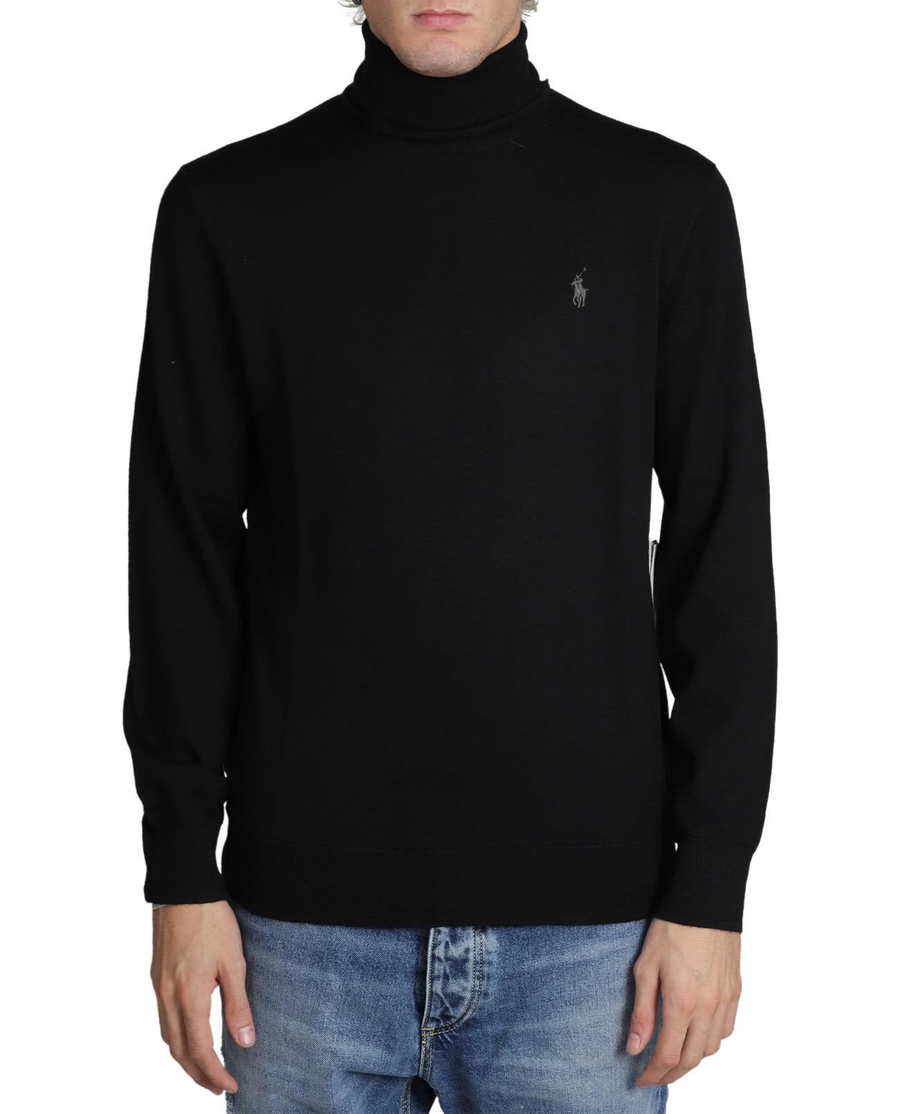 Polo Ralph Lauren Black Turtleneck Sweater for Men | Lyst UK