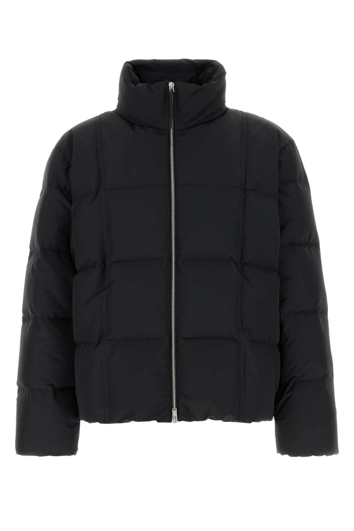 Jil Sander Polyester Down Jacket in Black | Lyst