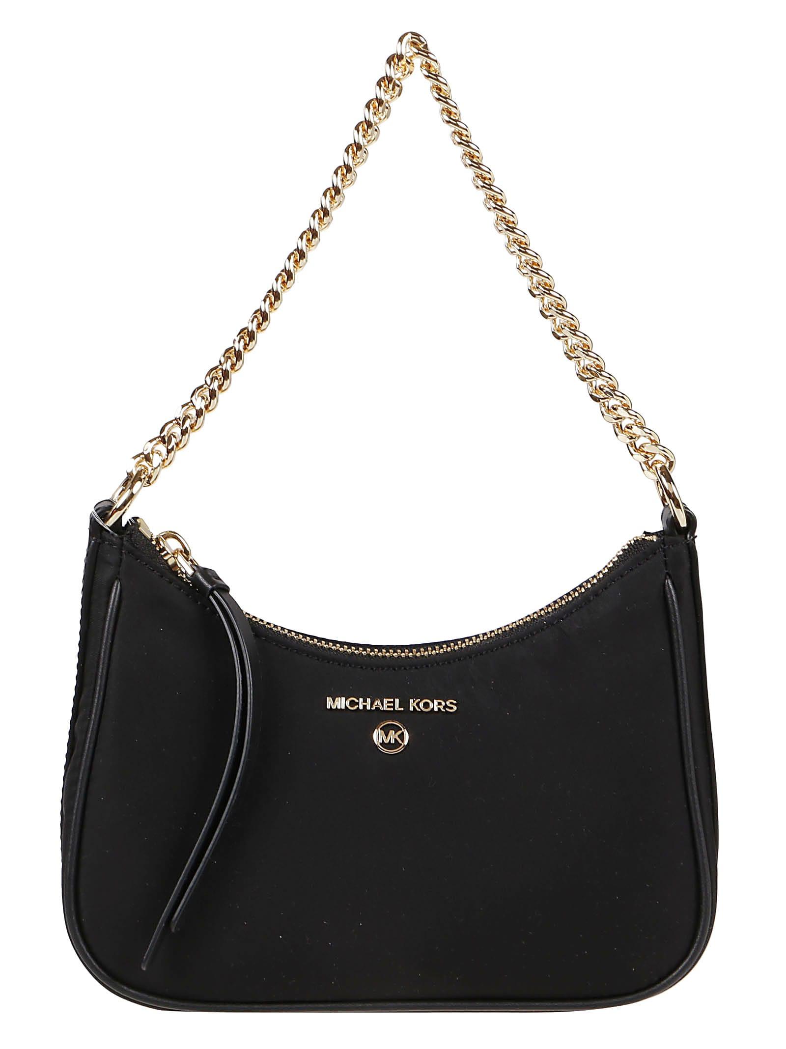 Michael Kors Small Jet Set Charm Chain Pochette Bag in Black Lyst