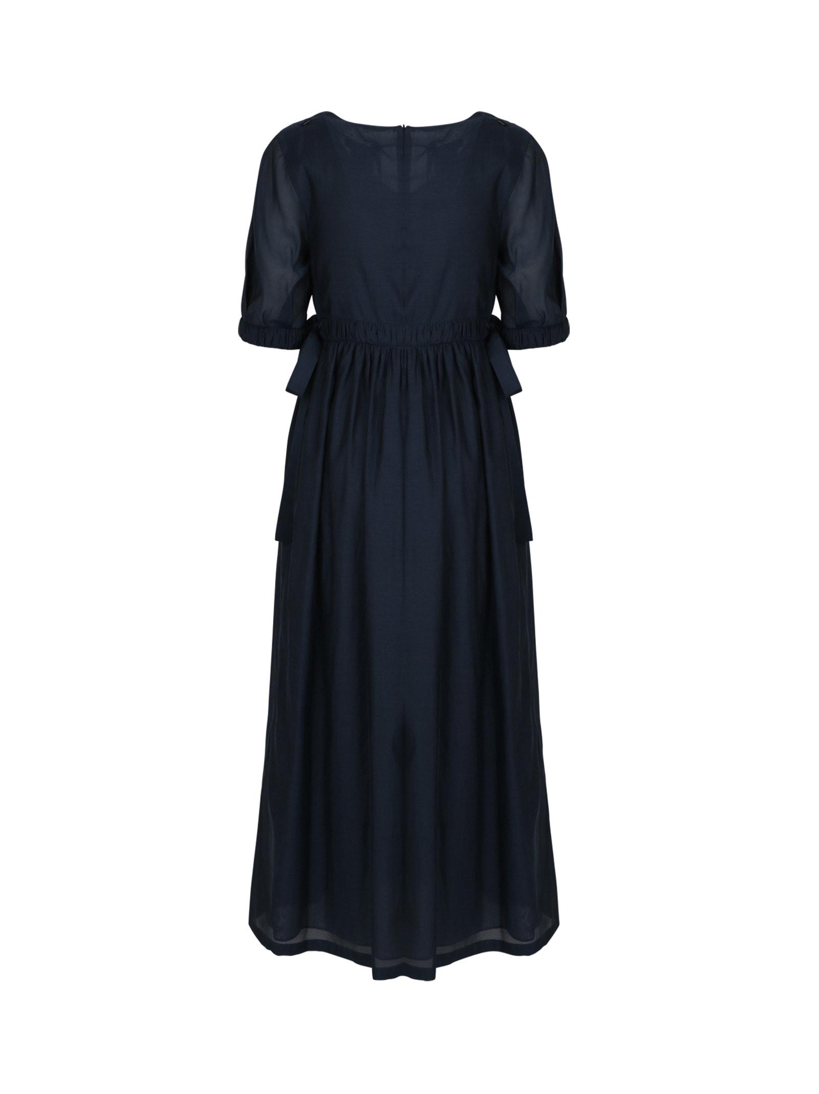 Max Mara S Max Mara Flavia Cotton And Silk Voile Maxi Dress in