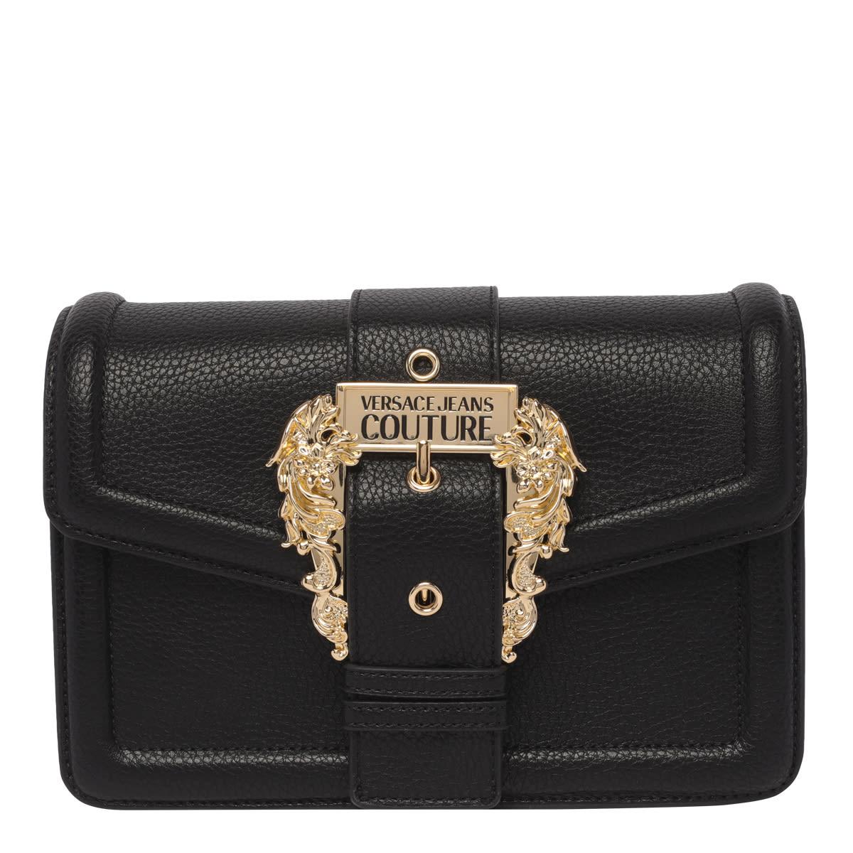 Versace Jeans Couture Logo Couture Crossbody Bag in Black | Lyst