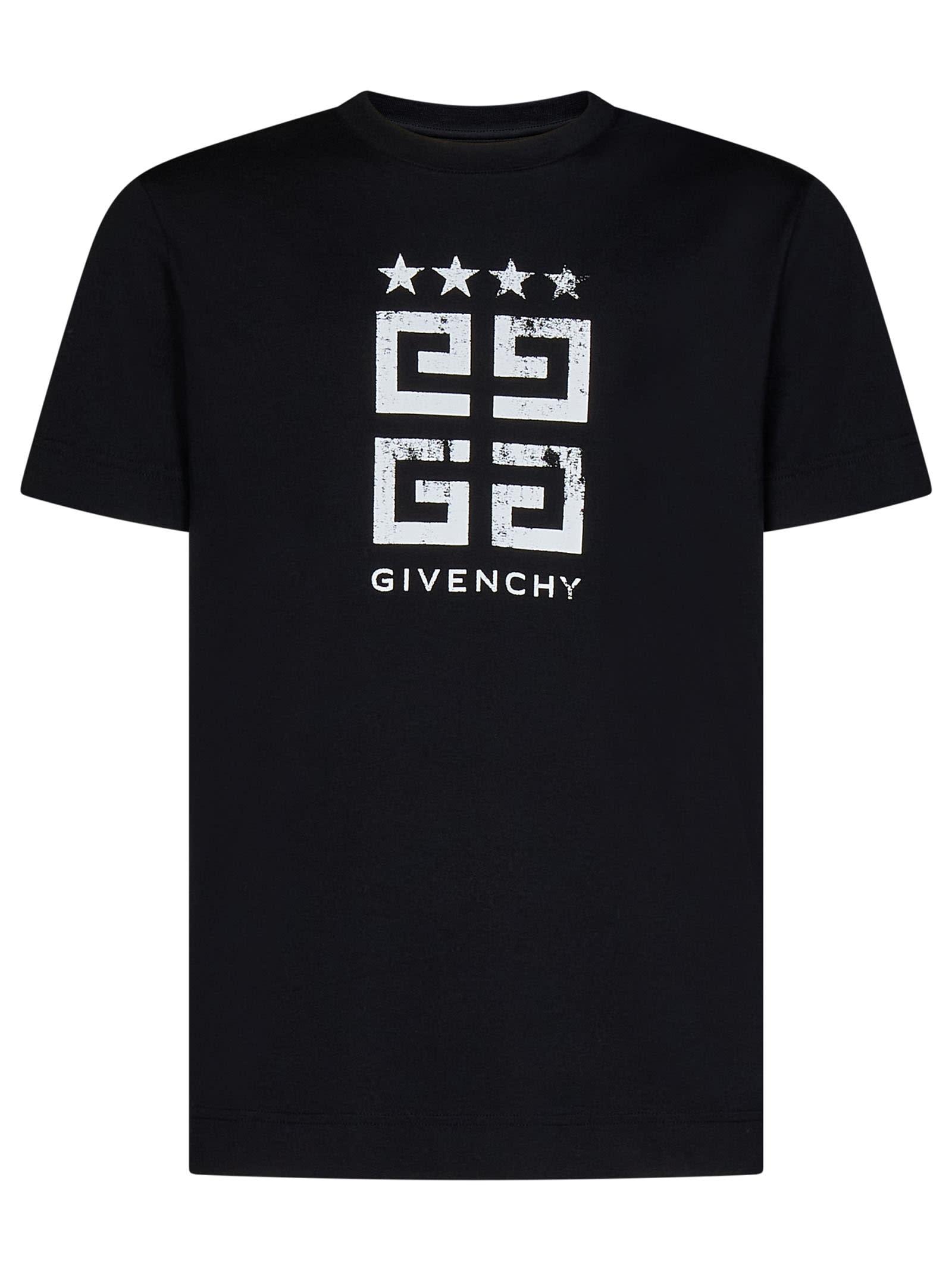 Givenchy vertical top logo t shirt