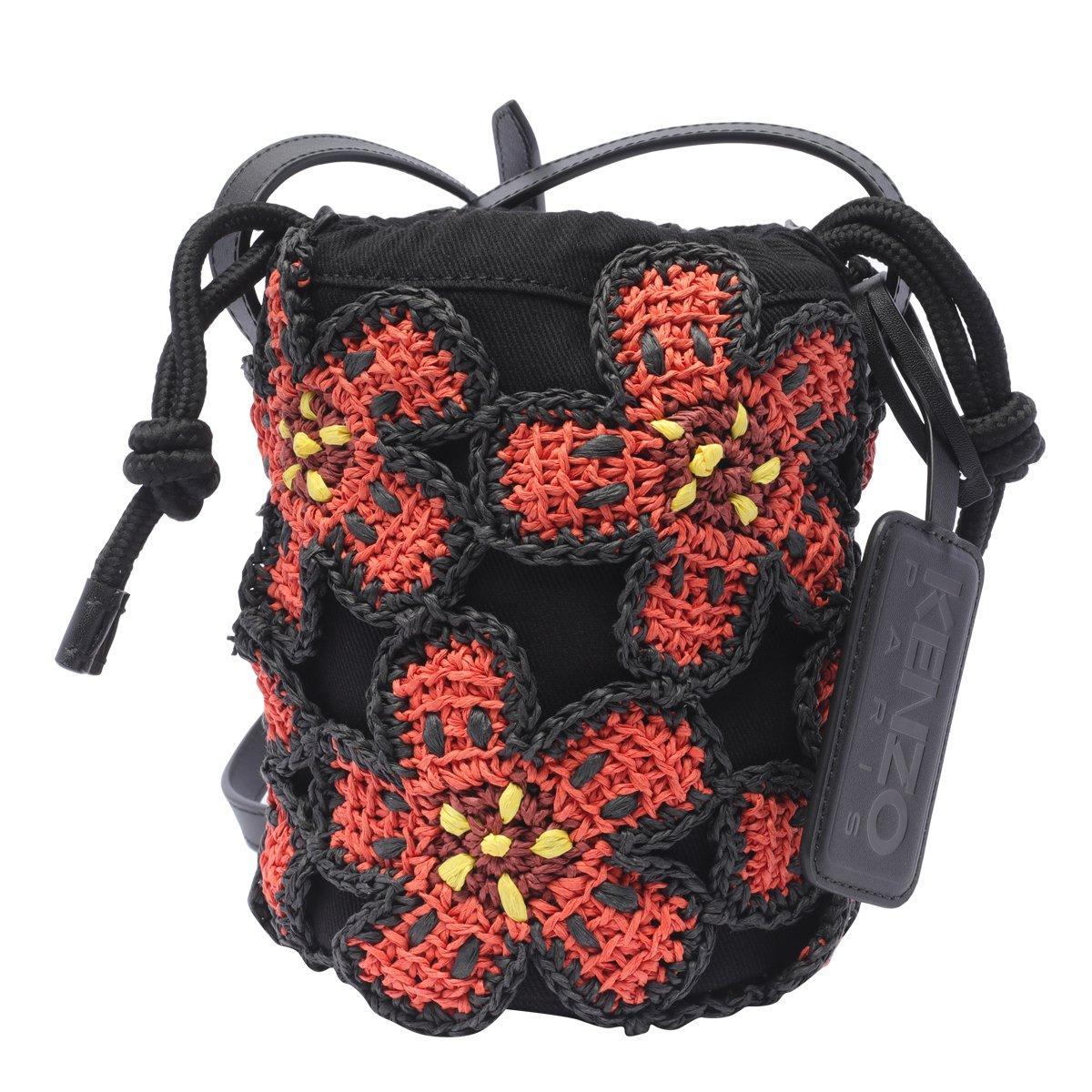 KENZO Flower Boke Bucket Bag in Red Lyst UK