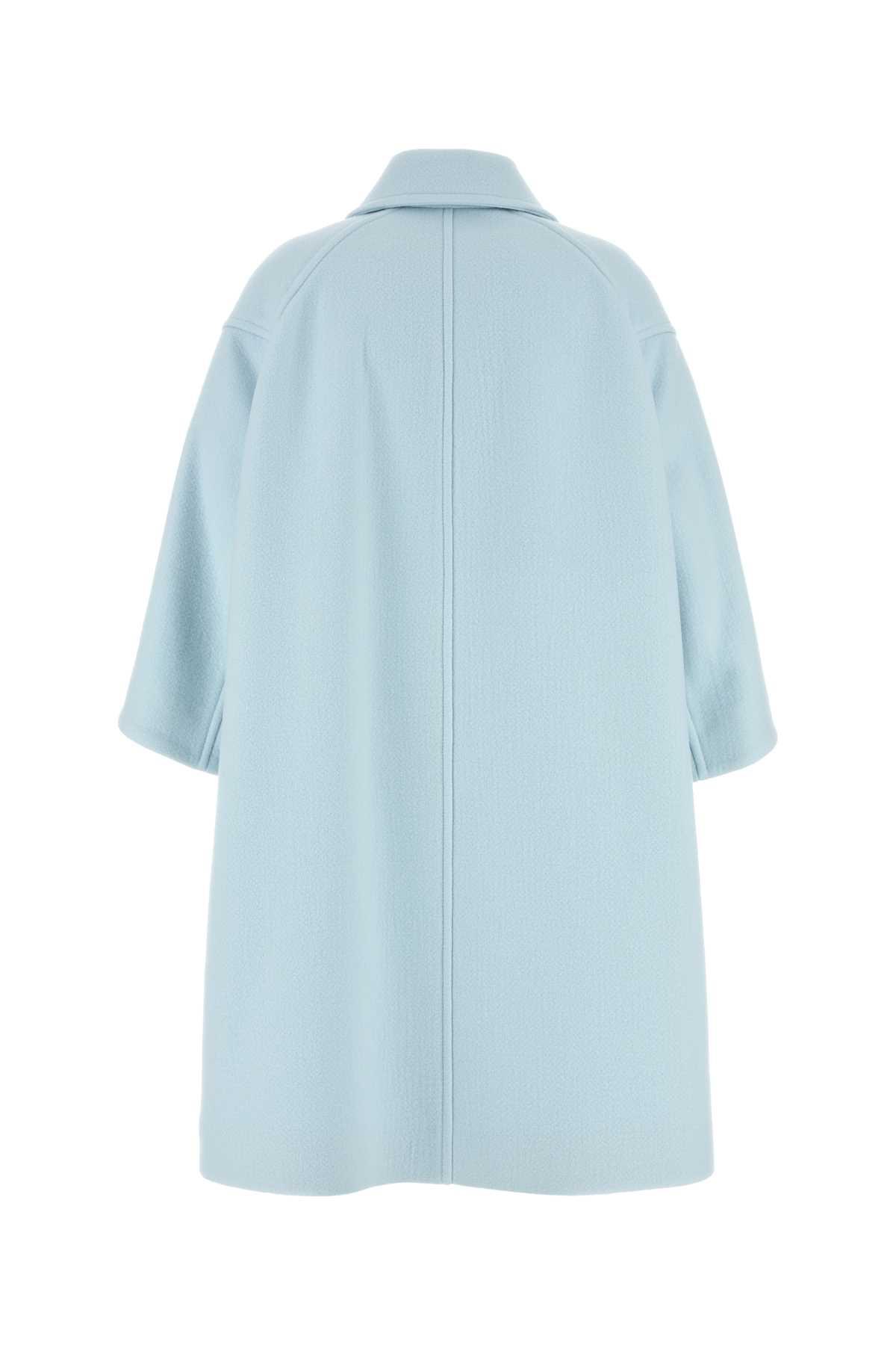 コート Bottega Veneta Light Blue Cashmere Coat Women's Women outerwear | Bottega Veneta® RO