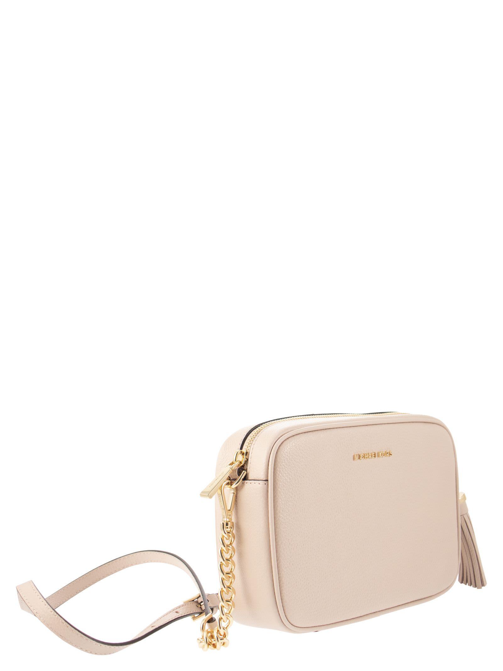 Michael Kors Leather Ginny - Borsa A Tracolla In Pelle in Pink (Natural) |  Lyst