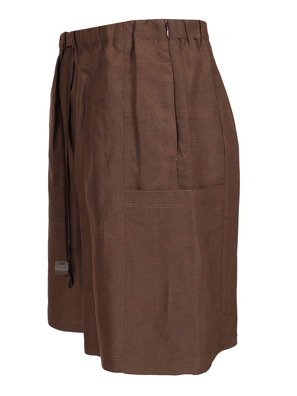 ショートパンツ MAX MARA 'Quebec' bermuda shorts Brown Max Mara 'Quebec' Bermuda Shorts in Brown | Lyst