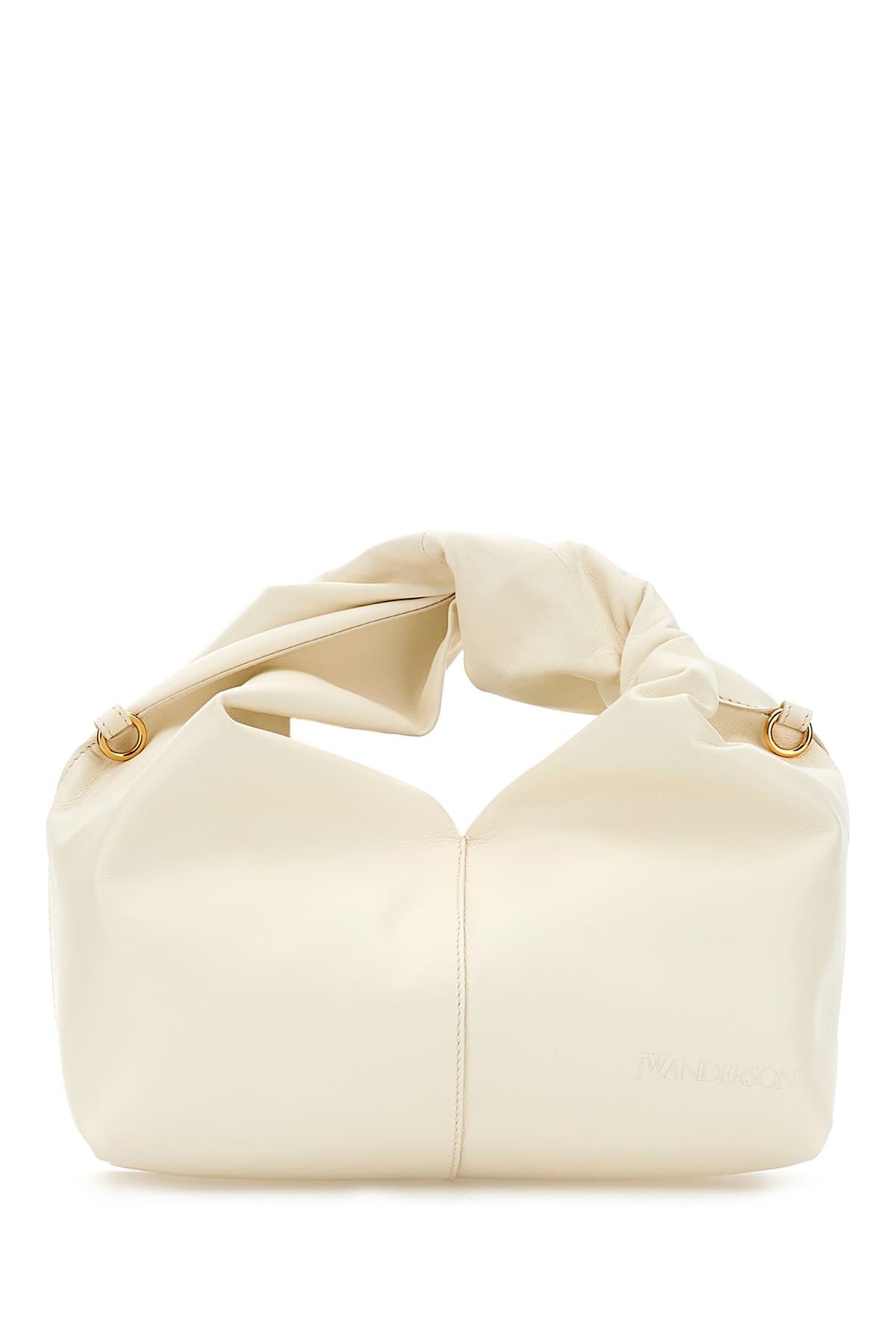 トートバッグ J W ANDERSON Ivory leather mini Twister Hobo handbag Ivory Twister Hobo Handbag - Verafied New York