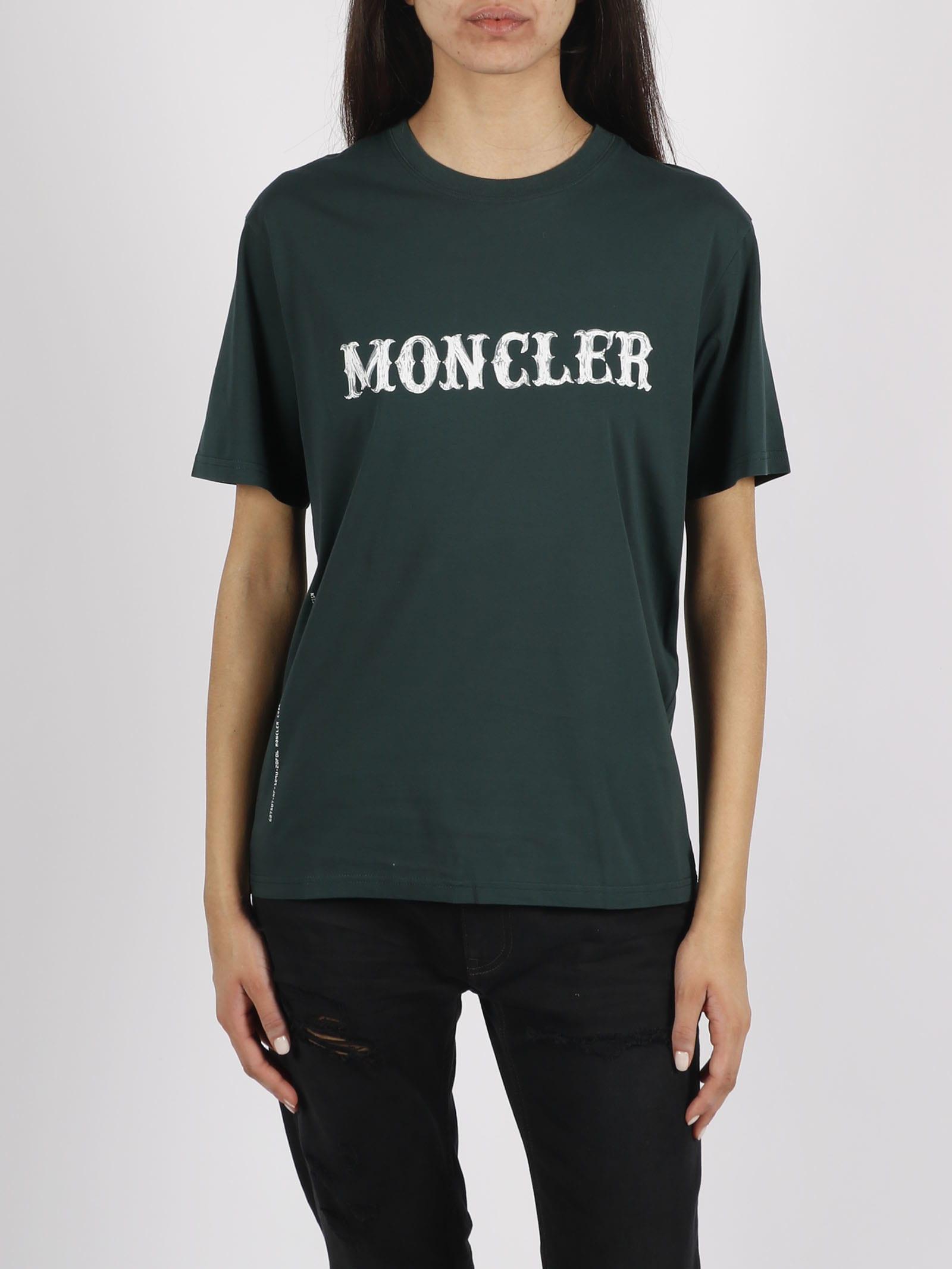Moncler Genius Frgmt Ss T-shirt in Green | Lyst