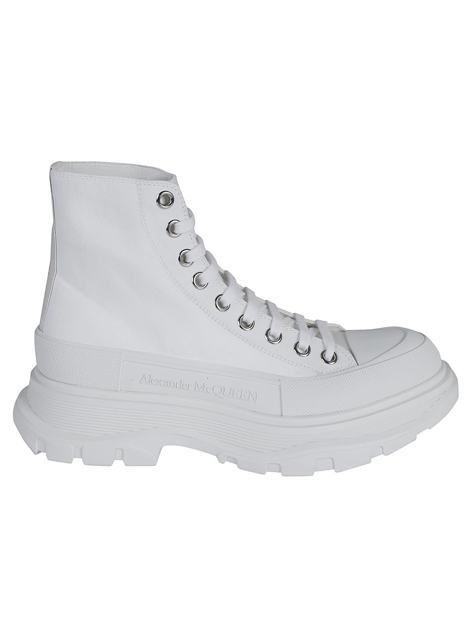 Alexander McQueen Ankle Boots in Gray 