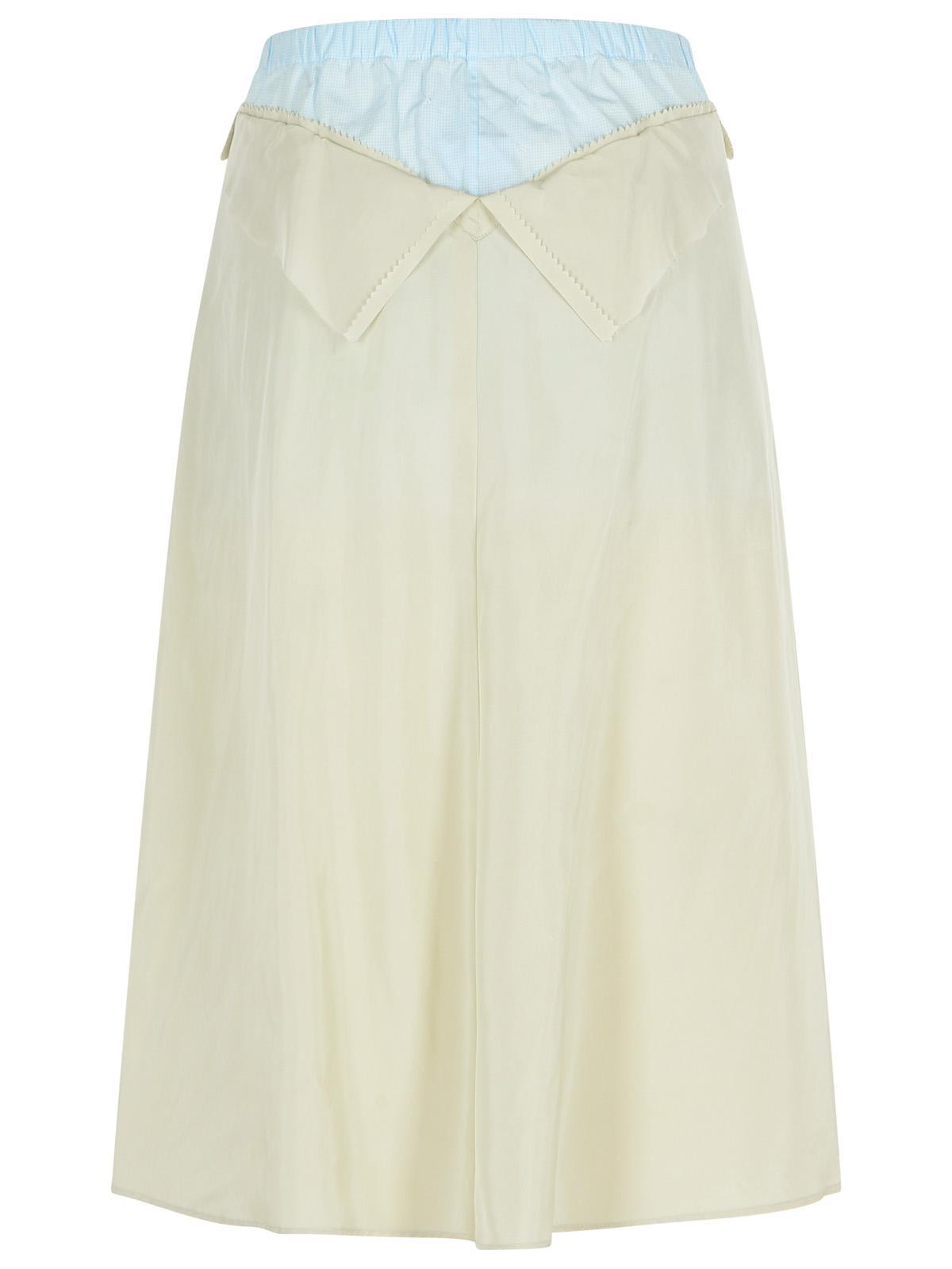 【関送込】MAISON MARGIELA◆VISCOSE SKIRT Maison Margiela Viscose Skirt in White | Lyst