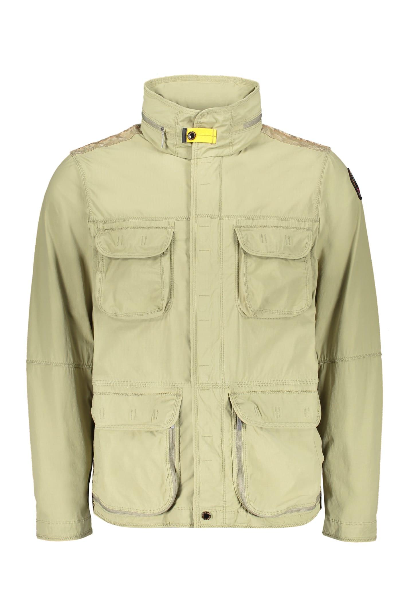 Parajumpers Desert Techno Fabric Jacket in Green for Men | Lyst