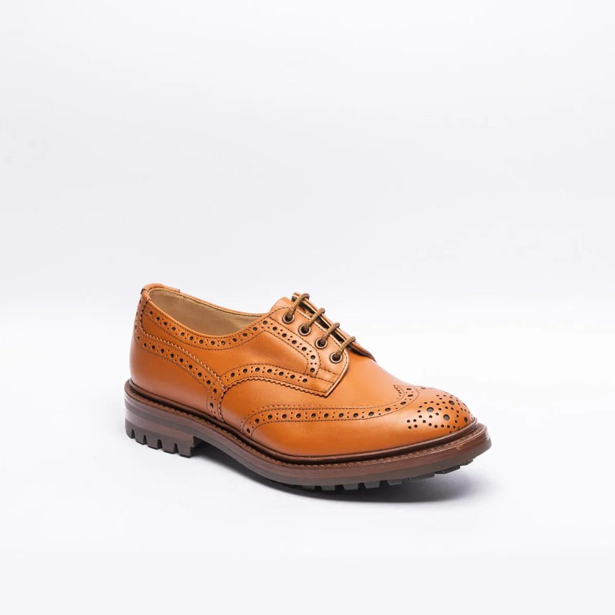 Tricker's Derby Keswick Full Brogue Gorse Commando Sole in Brown
