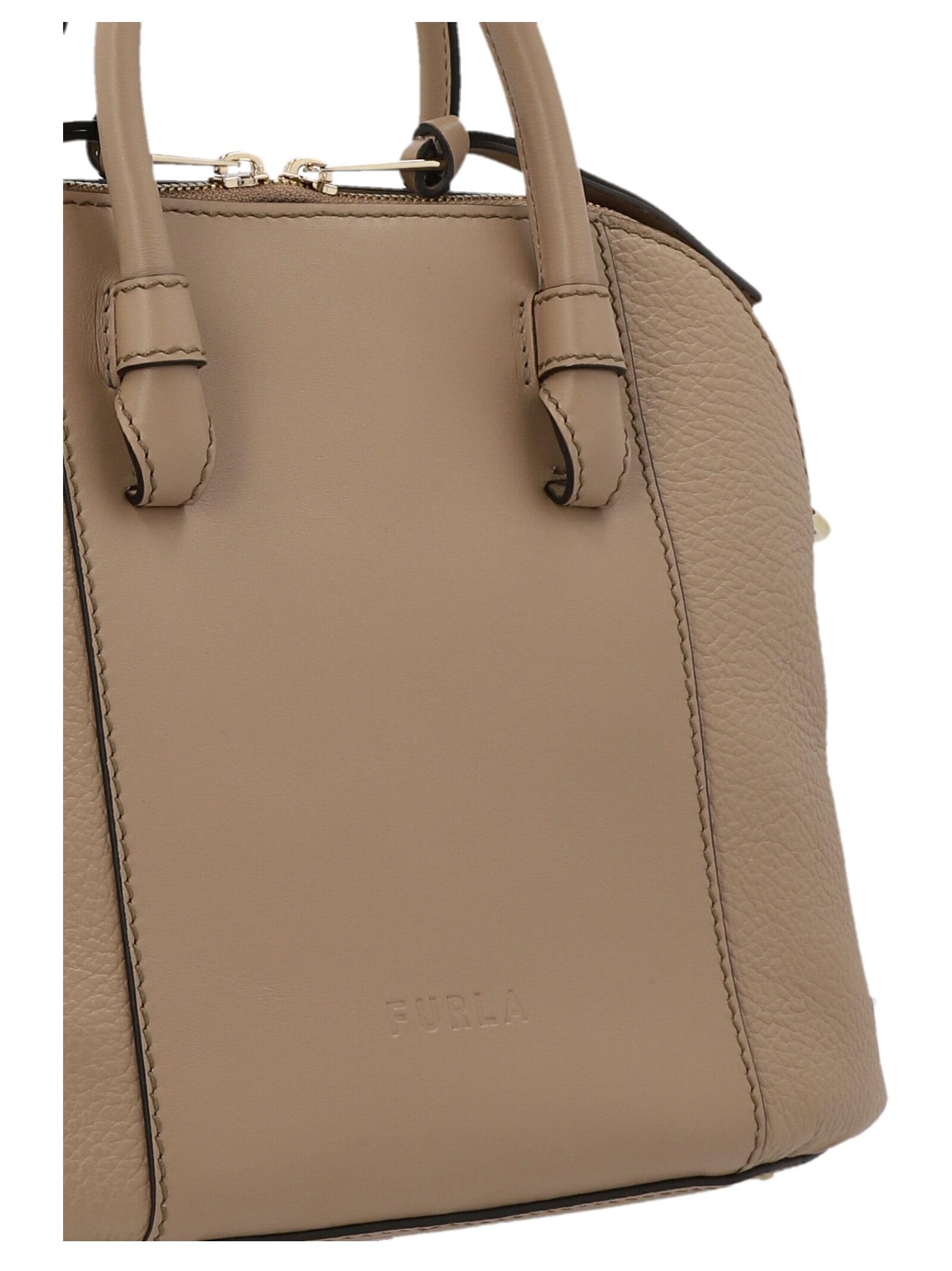 Furla Mia Stella S Dome Handbag in Brown