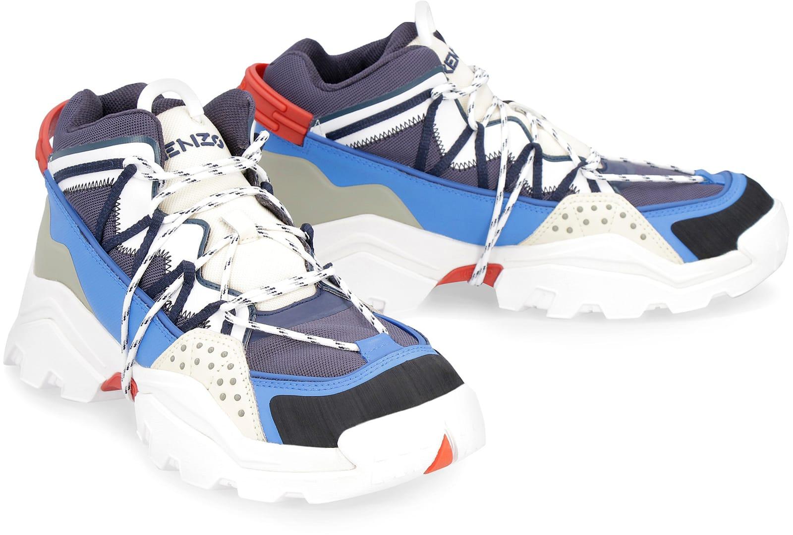 KENZO Inka Low-Top Sneakers in White for Men | Lyst