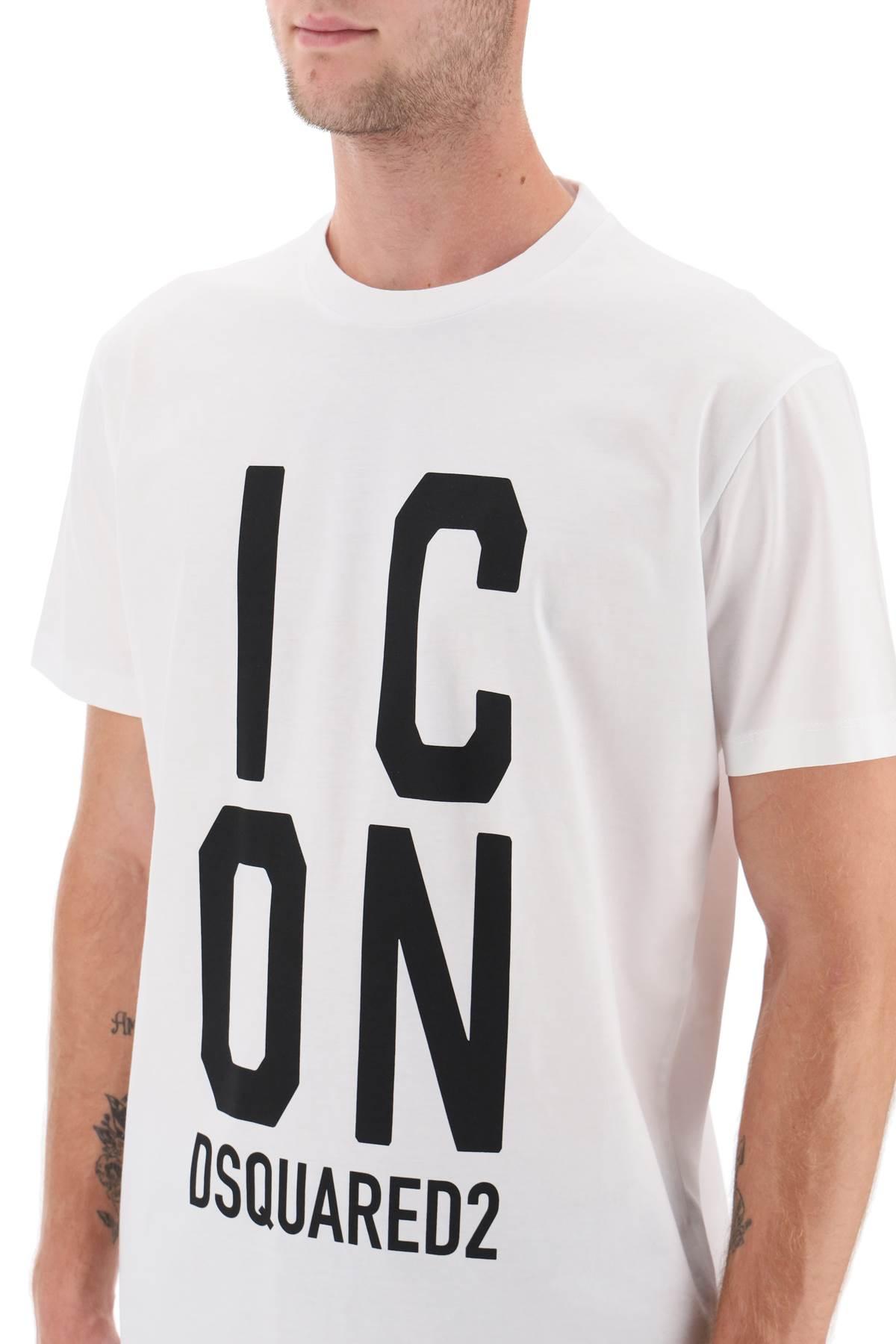 DSquared² Icon T Shirt in White for Men | Lyst