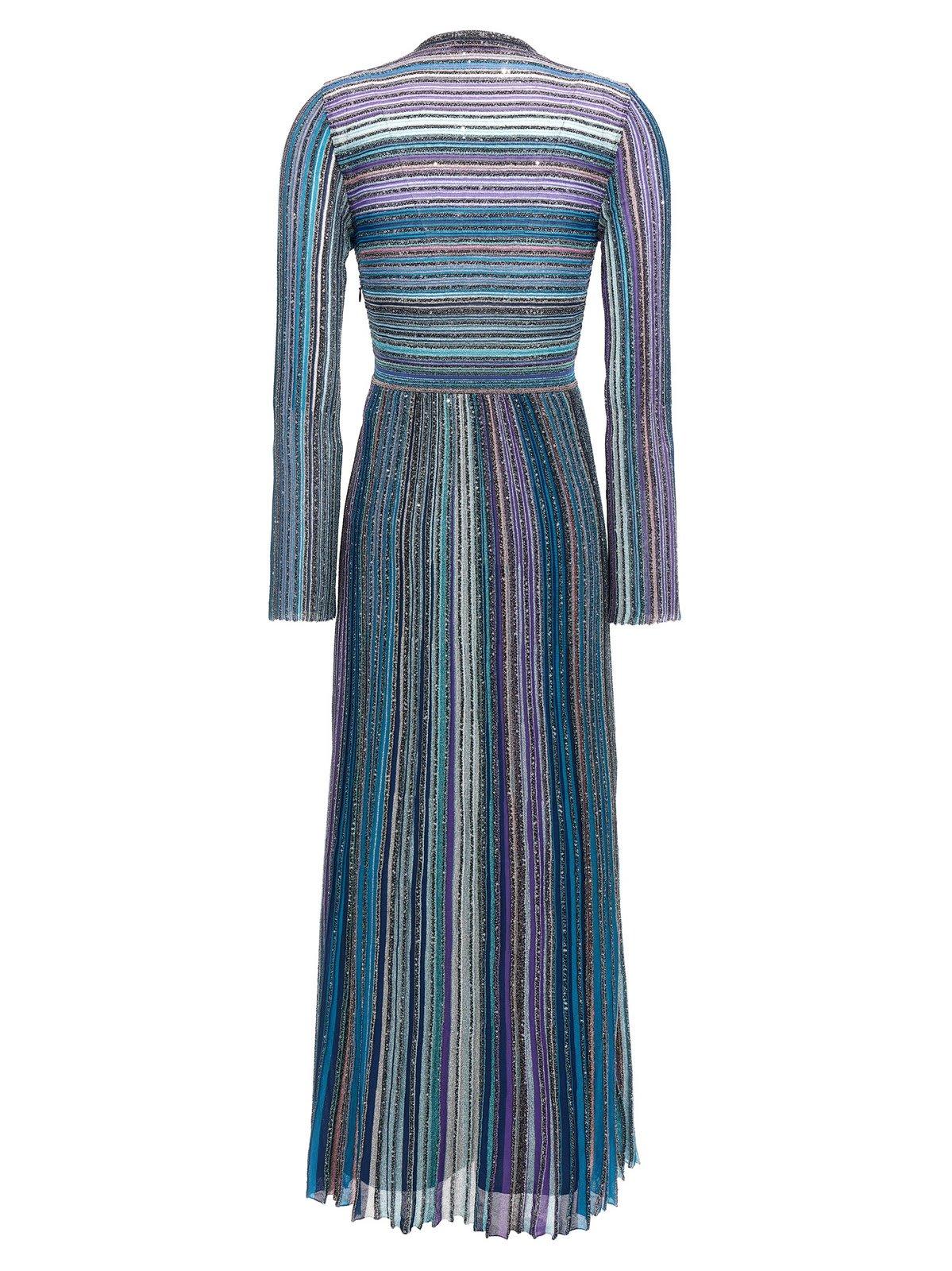 chinese dress ladies Zigzag Lamé Dress by Missoni – Boyds main image 0