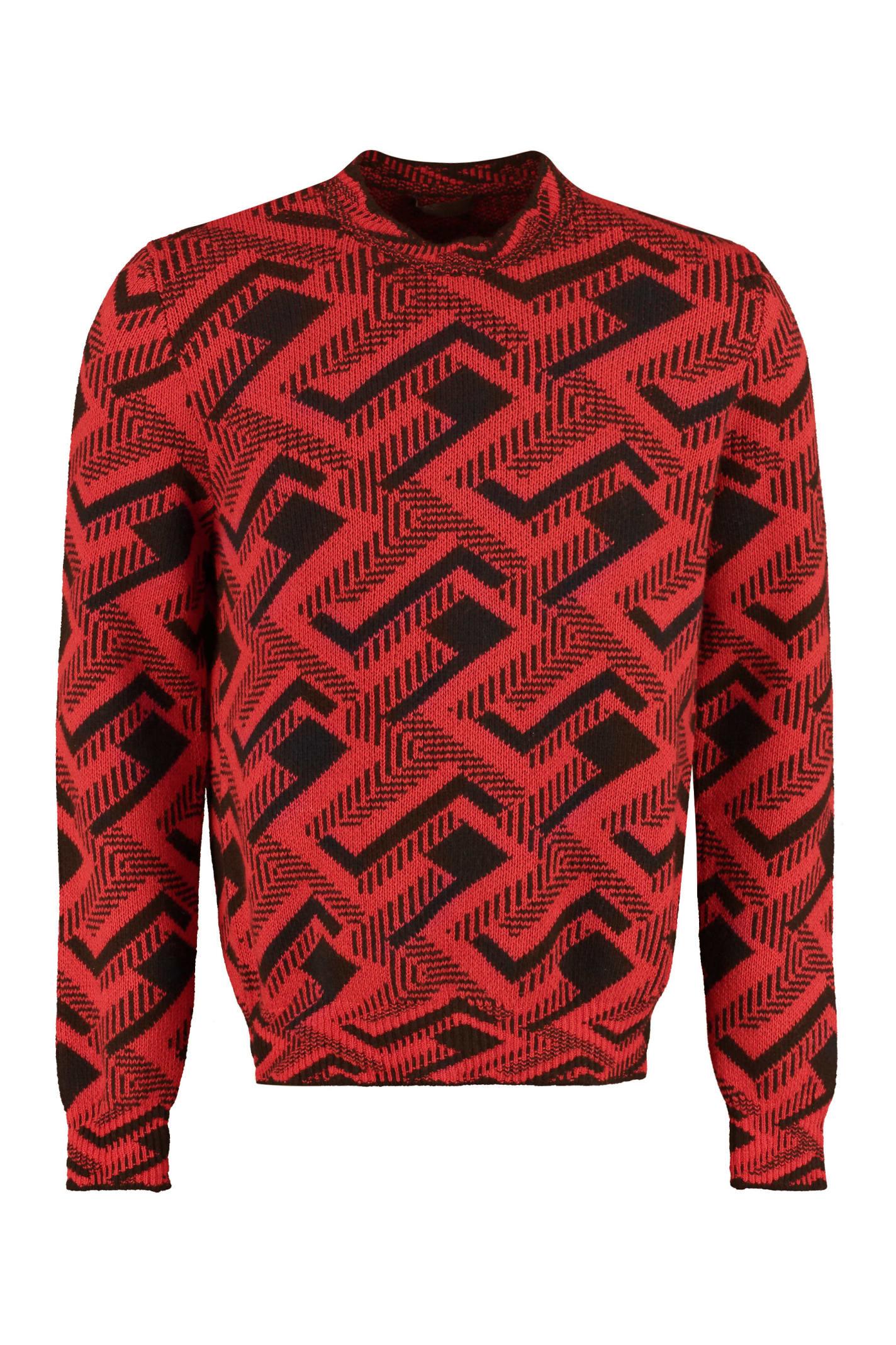 prada red sweater