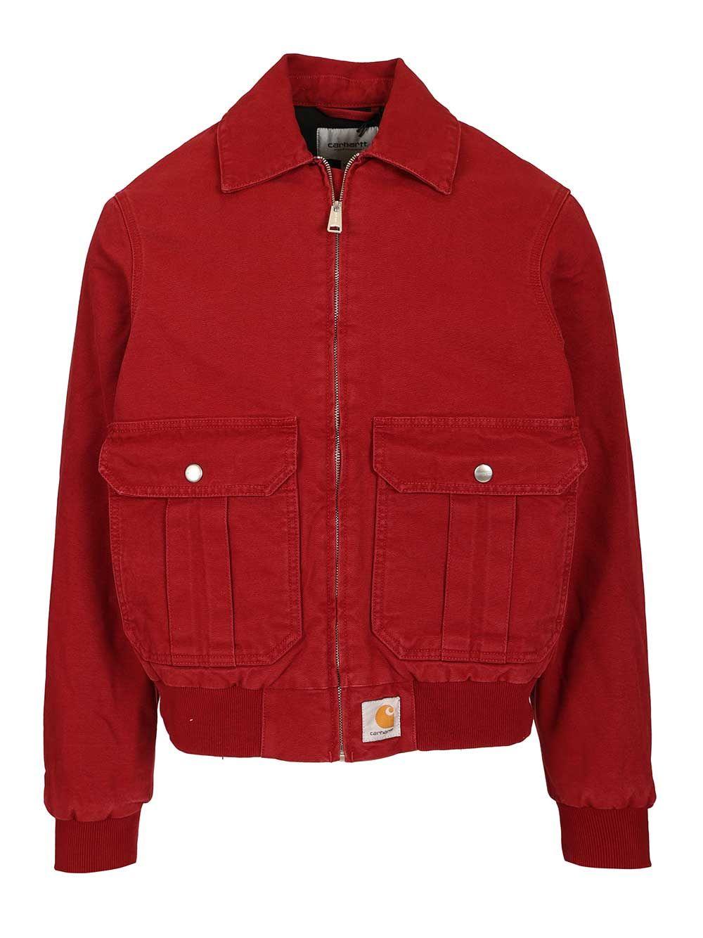 Carhartt 'Stanton' Jacket in Red for Men | Lyst UK