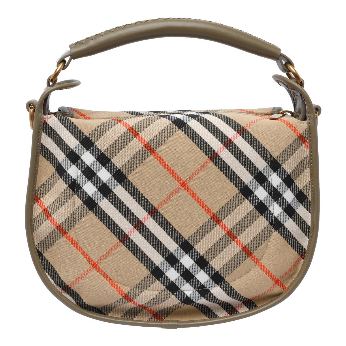 Burberry B Clip Small Handbag in Brown | Lyst UK