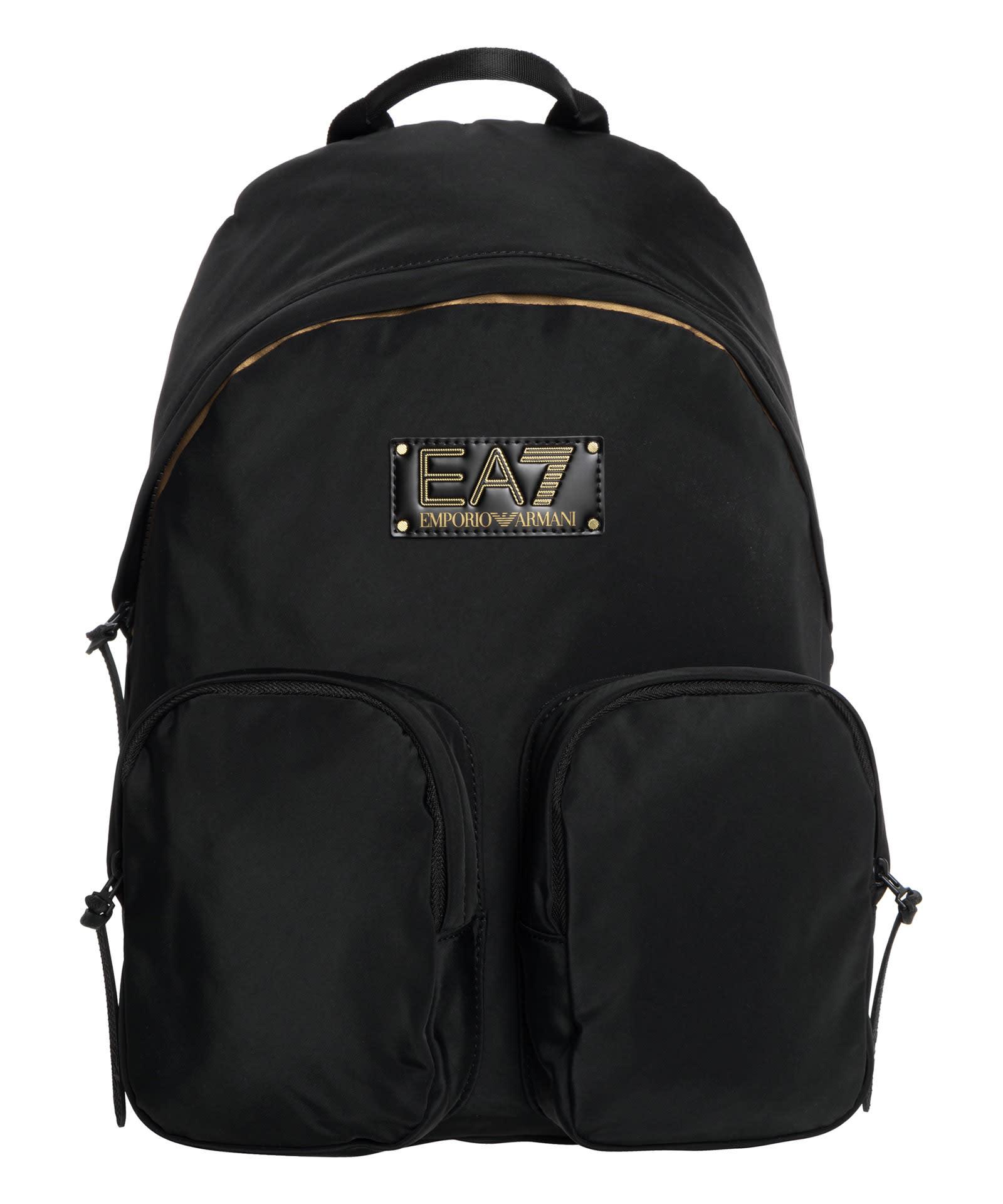 Emporio Armani Backpack in Black | Lyst
