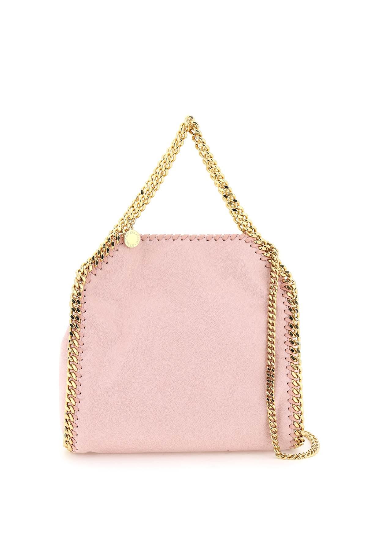 Stella McCartney And Golden Mini Falabella Tote Bag in Pink | Lyst